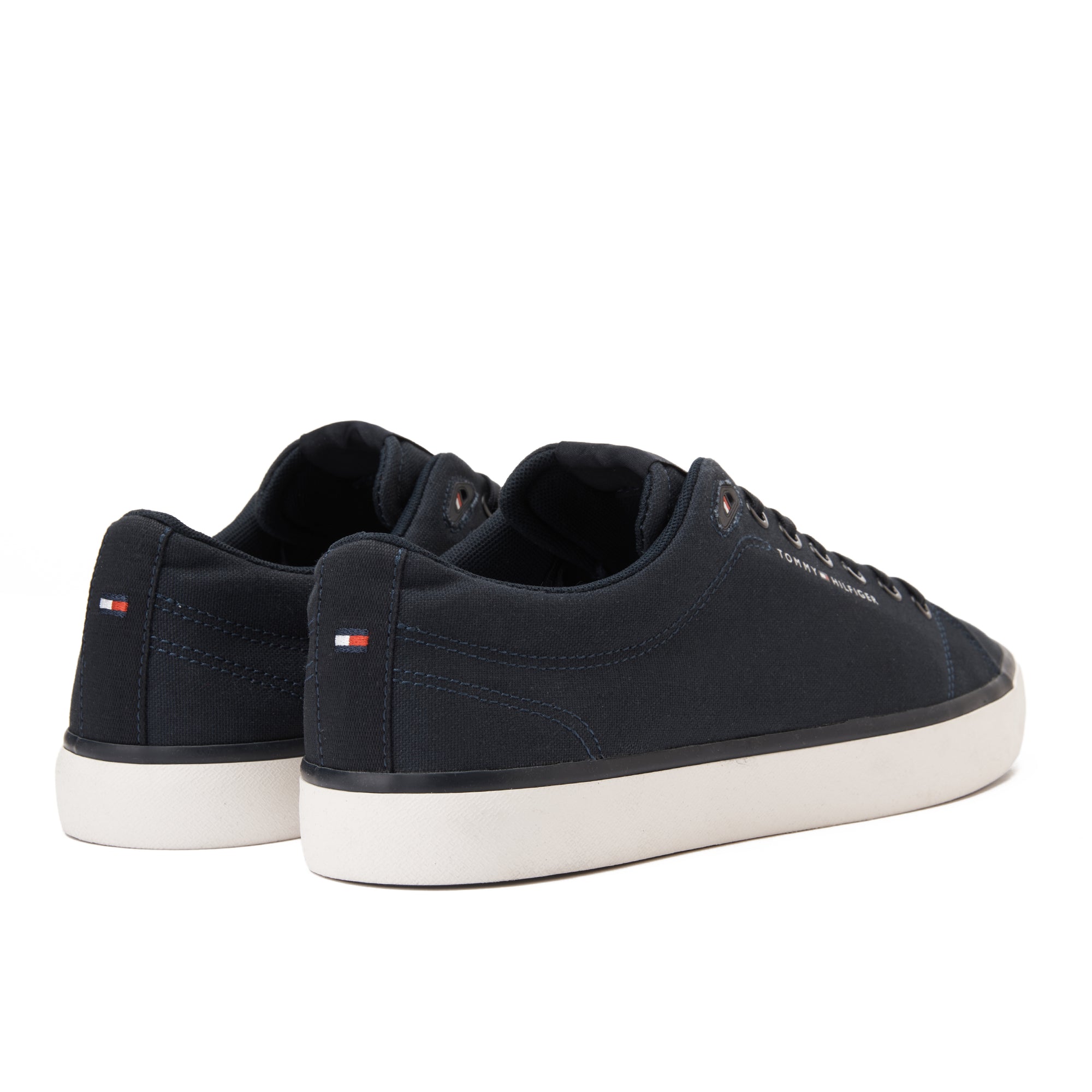 Navy Tommy Hilfiger Canvas Sneakers