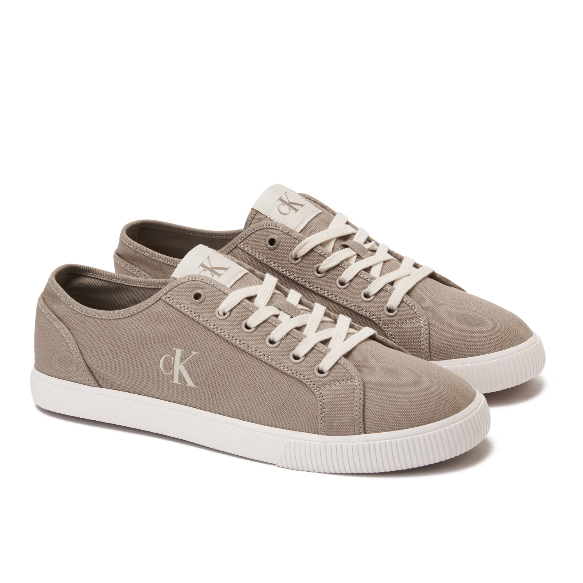 Beige Calvin Klein Canvas Sneakers