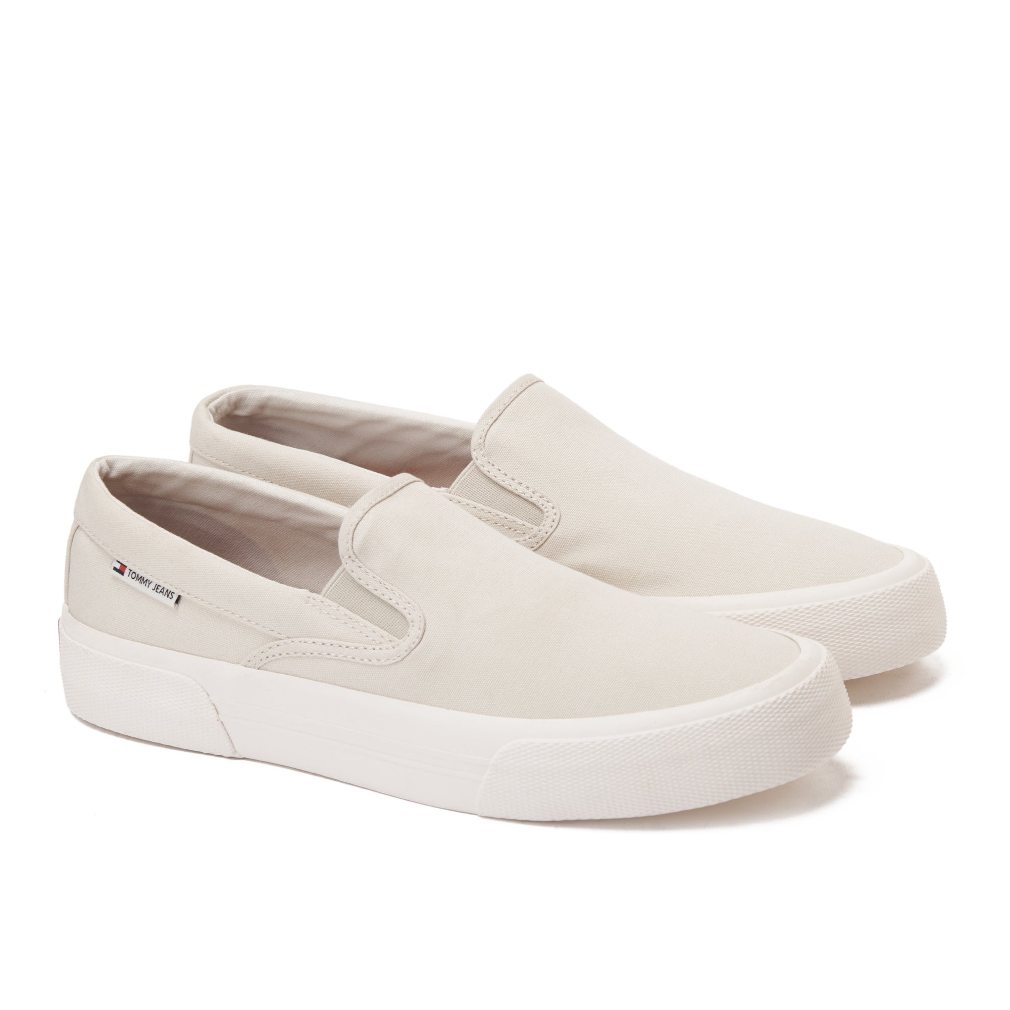 Off White Tommy Hilfiger Flat Loafers