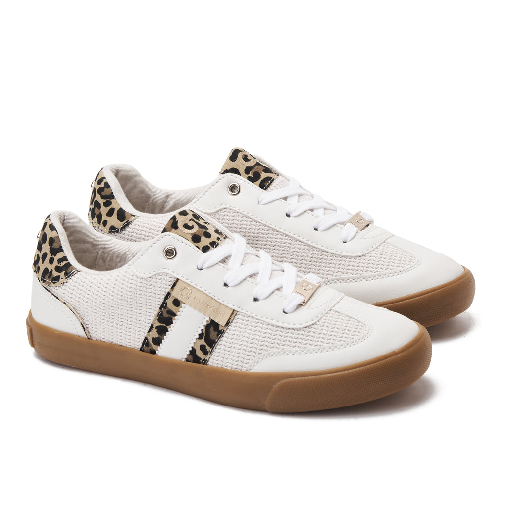 Off White Leopard Tenis Guess Sneakers