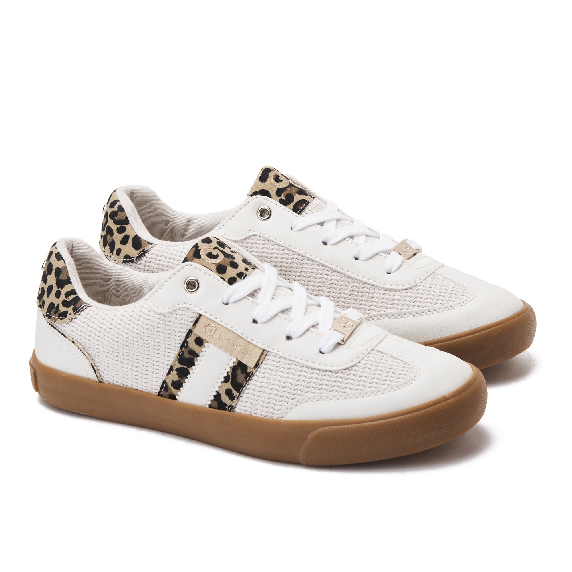 Off White Leopard Tenis Guess Sneakers