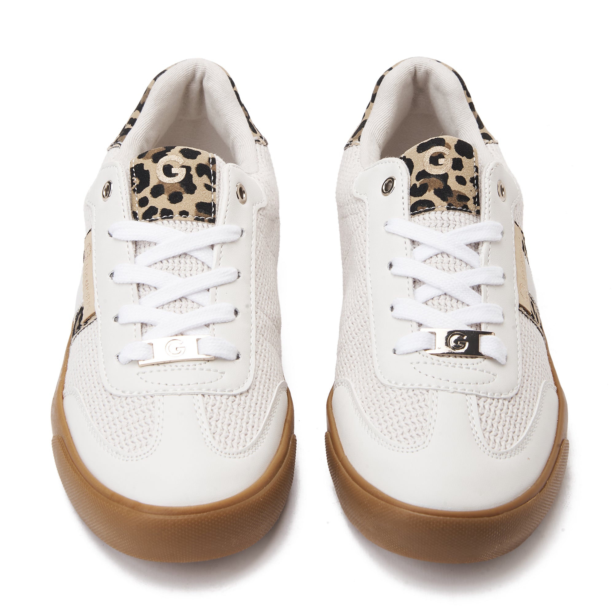 Off White Leopard Tenis Guess Sneakers