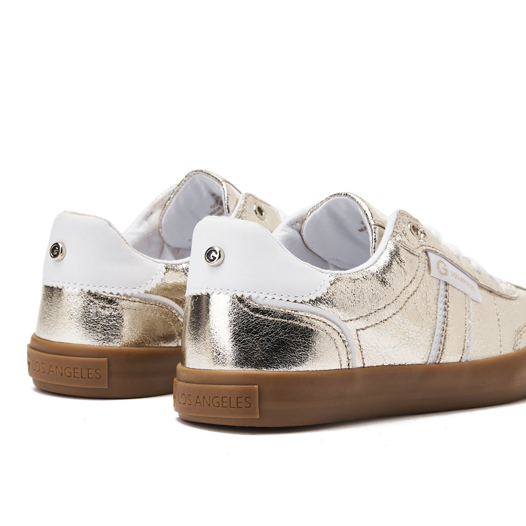 Gold Tenis Guess Low Top Sneakers