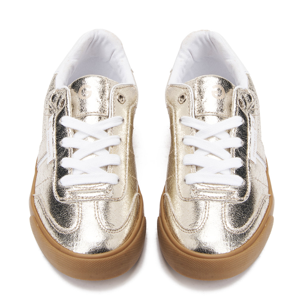 Gold Tenis Guess Low Top Sneakers