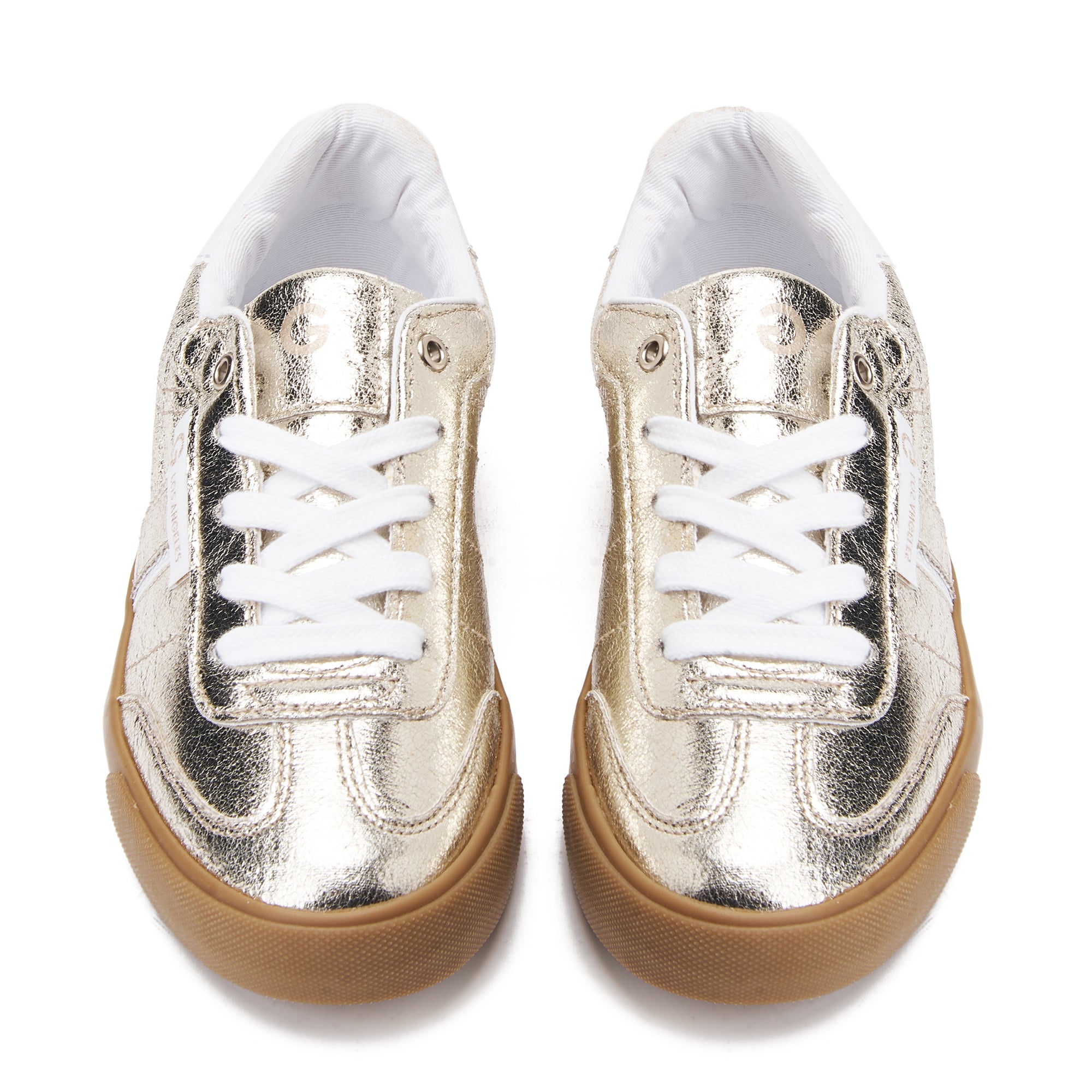 Gold Tenis Guess Low Top Sneakers