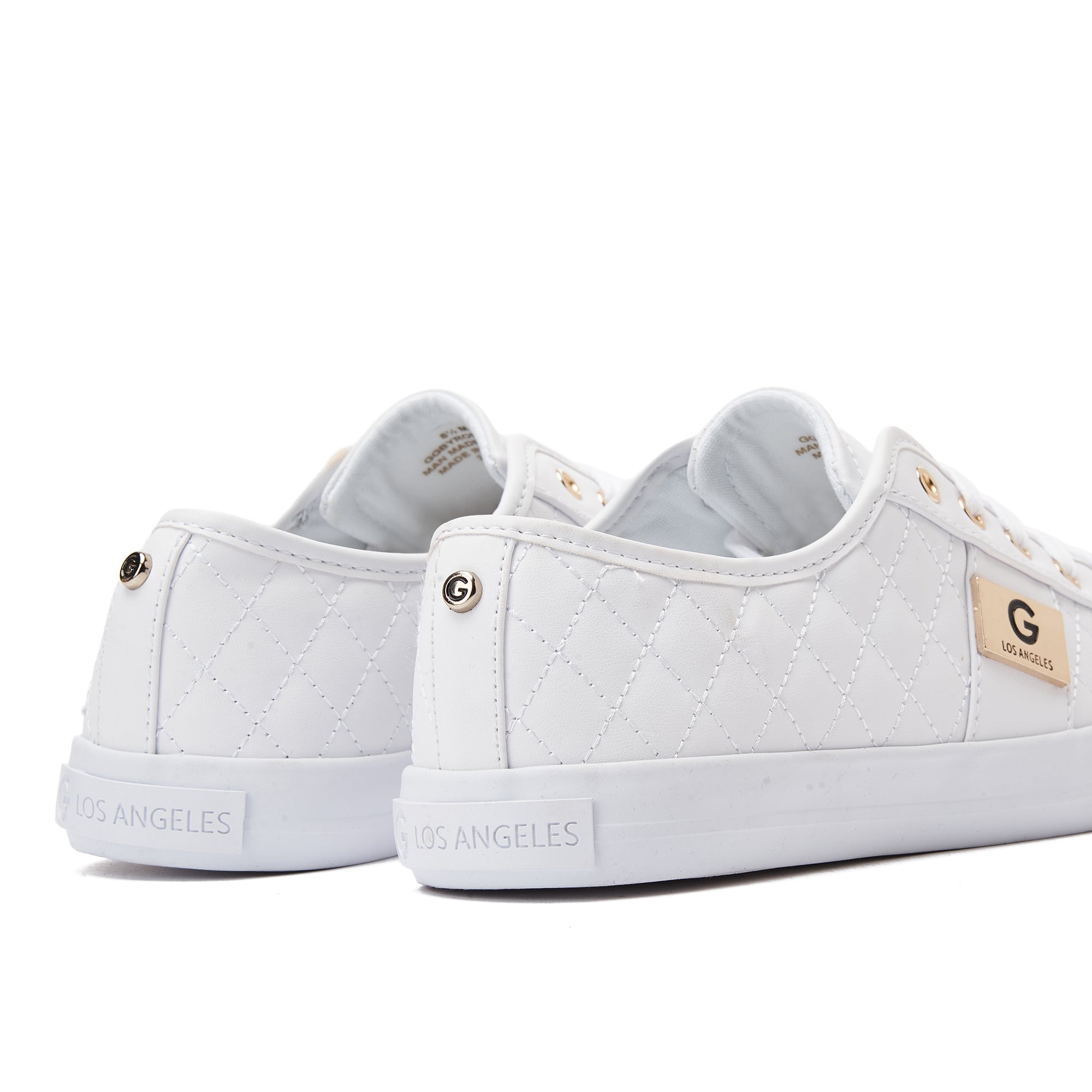 White Backer Guess Lace Up Sneakers
