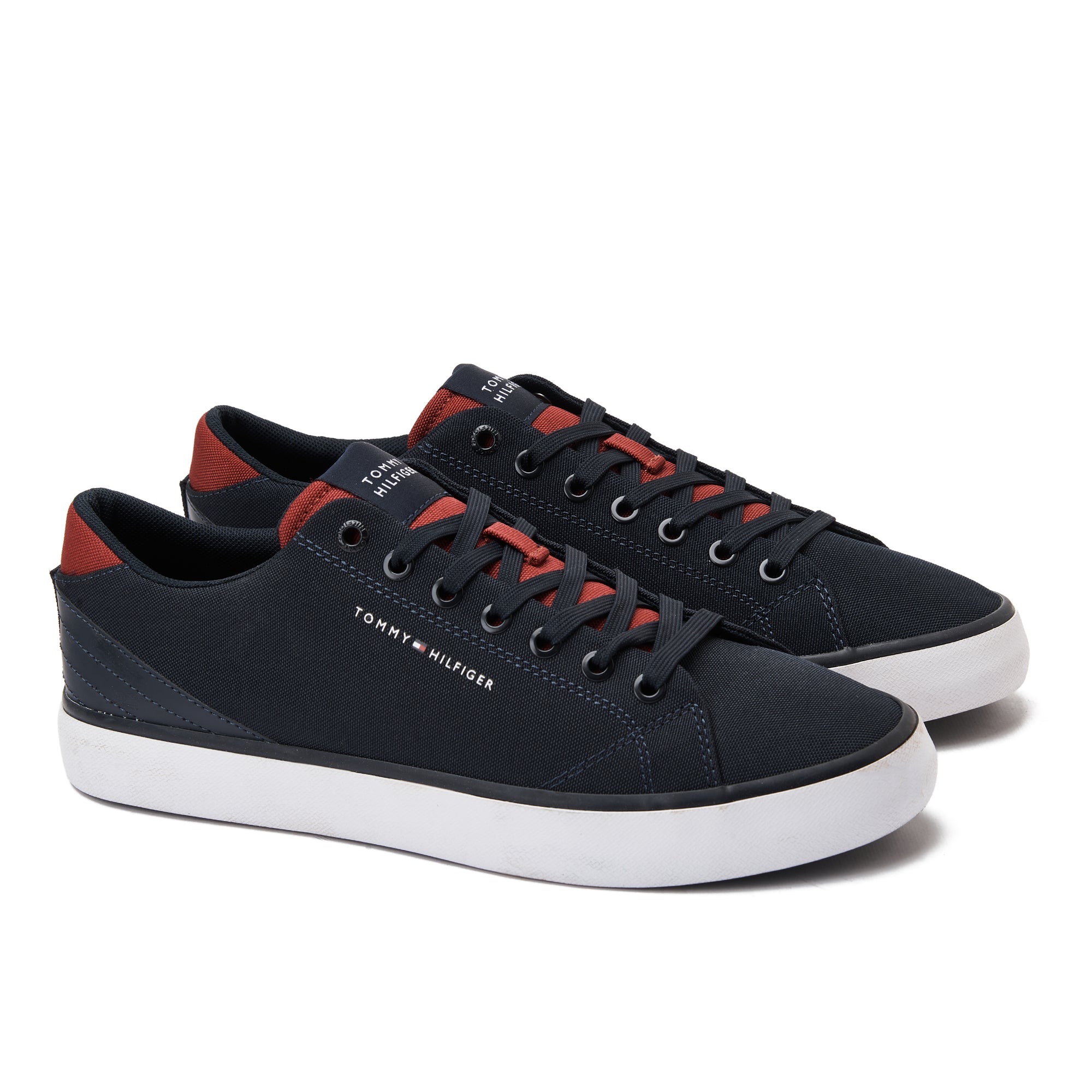 Navy&Red Tommy Hilfiger Canvas Sneakers