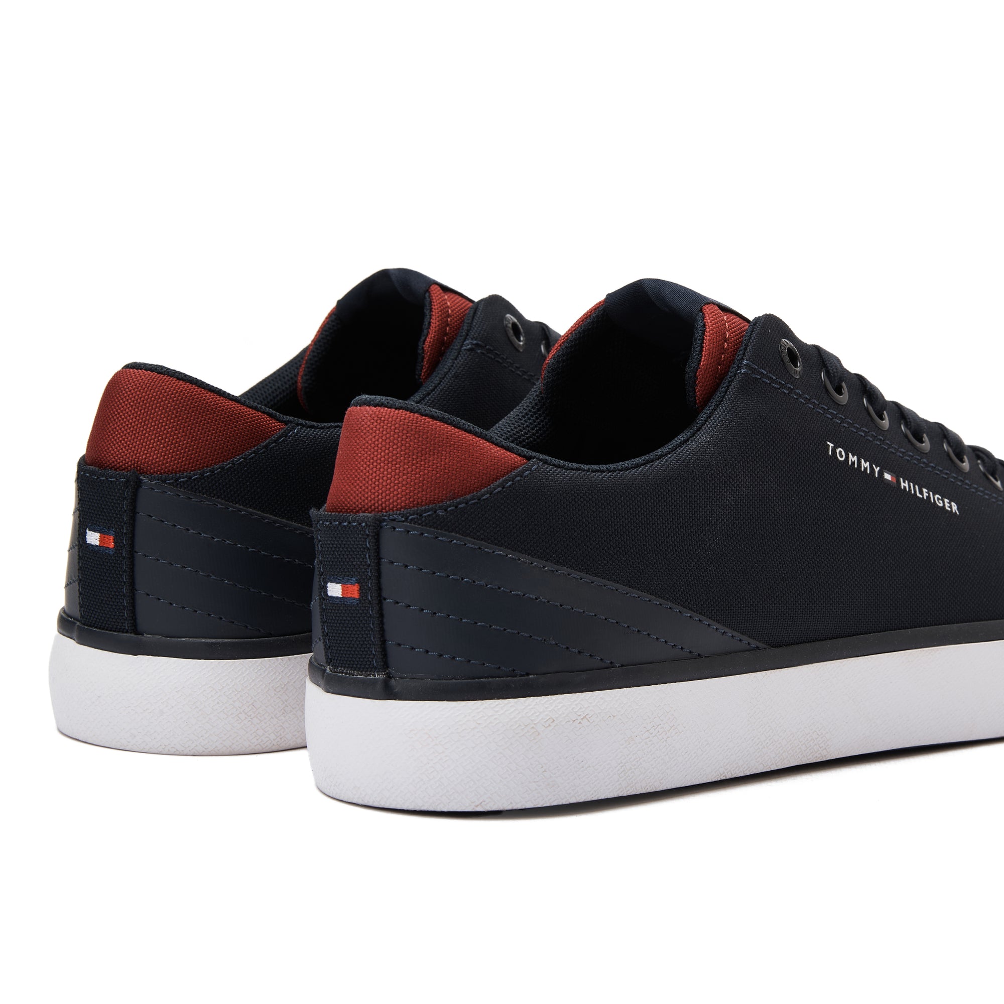 Navy&Red Tommy Hilfiger Canvas Sneakers