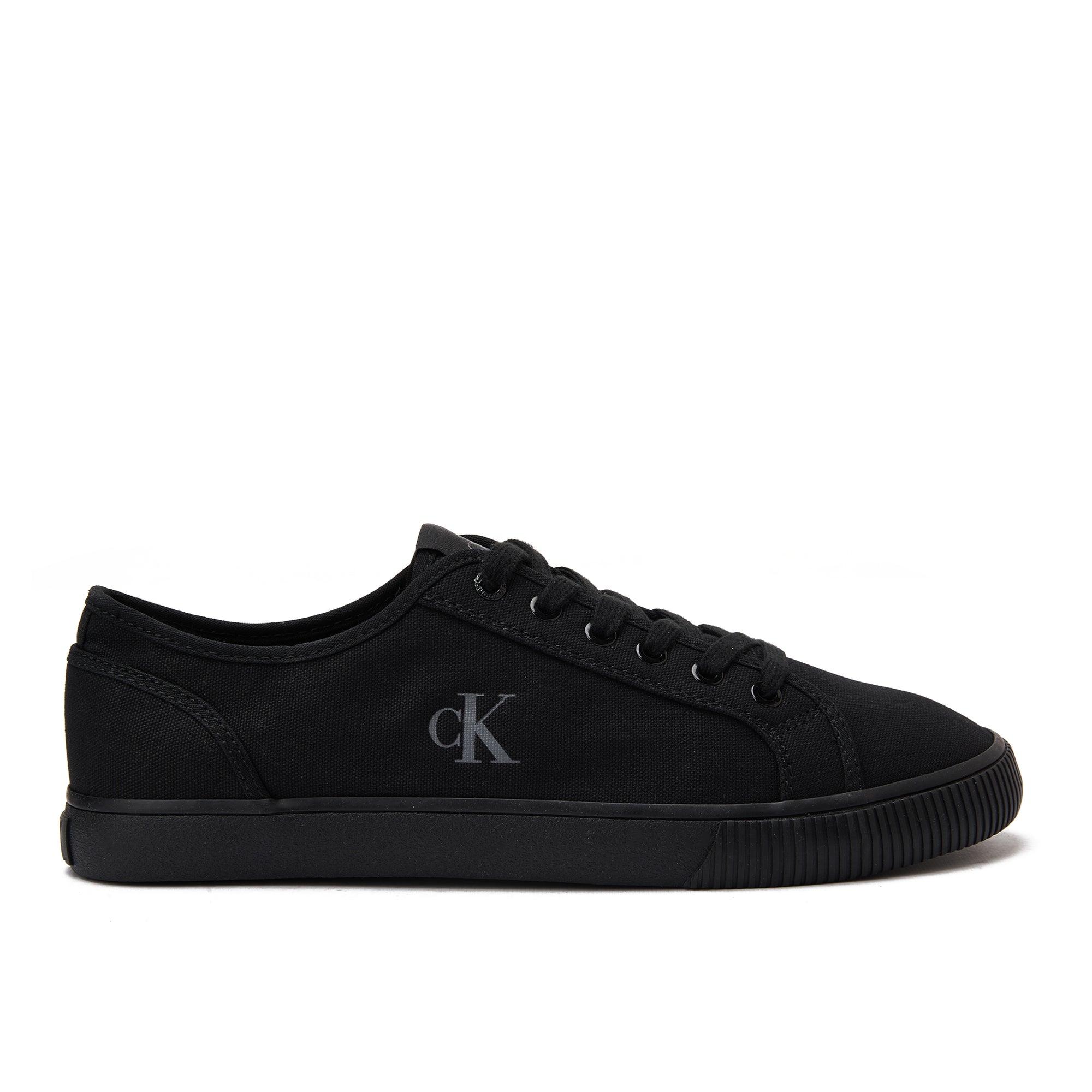 All Black Calvin Klein Canvas Sneakers