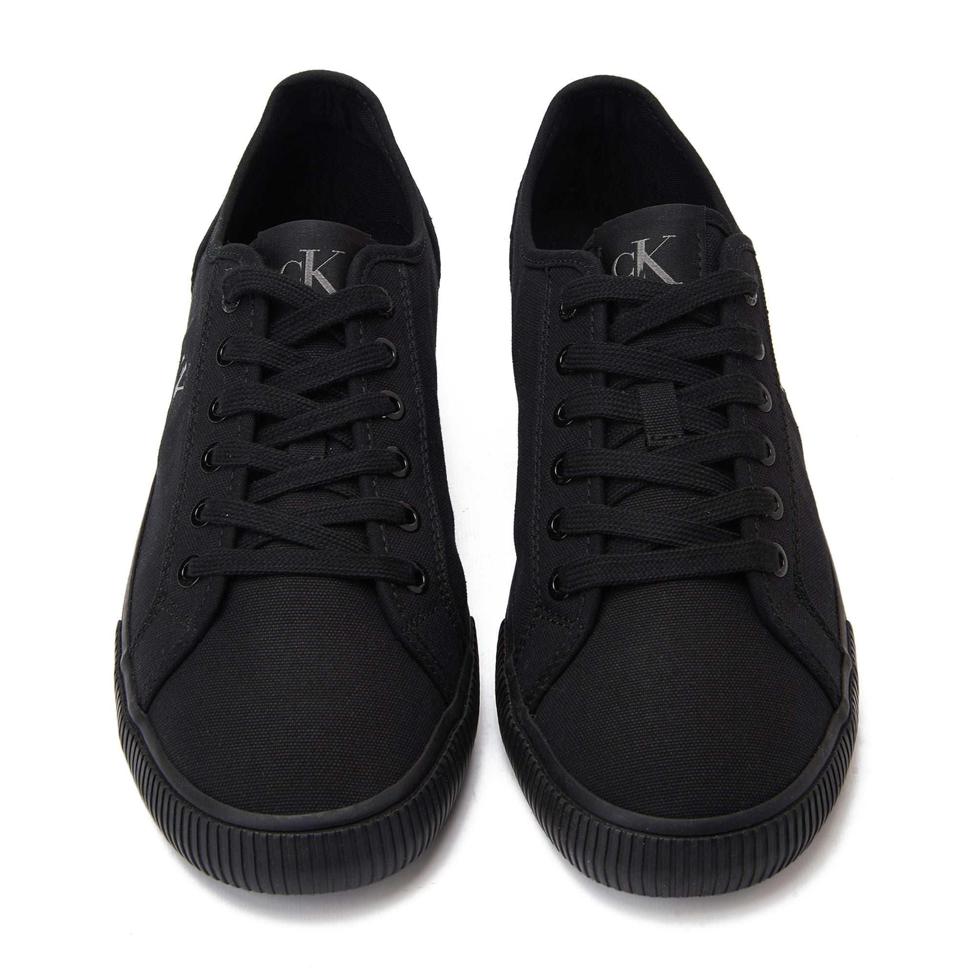 All Black Calvin Klein Canvas Sneakers