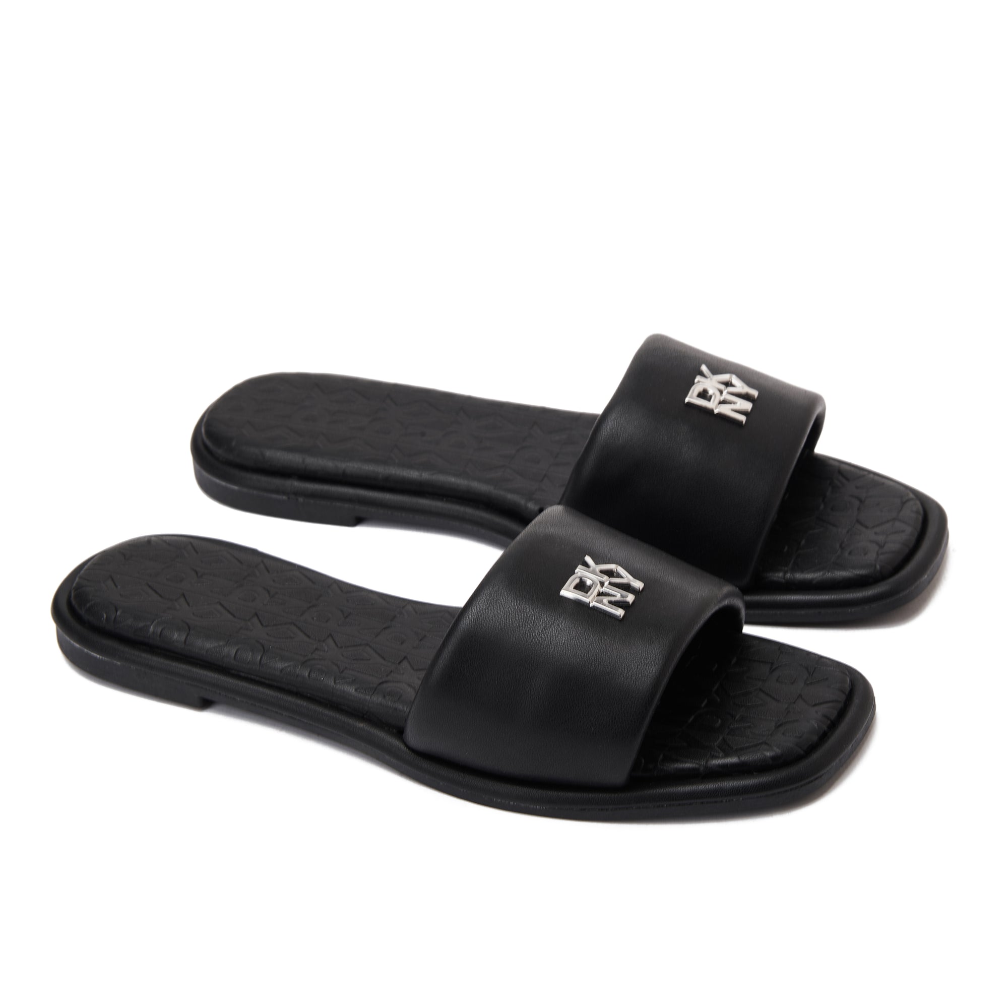 Black Dkny Bella Logo Slide