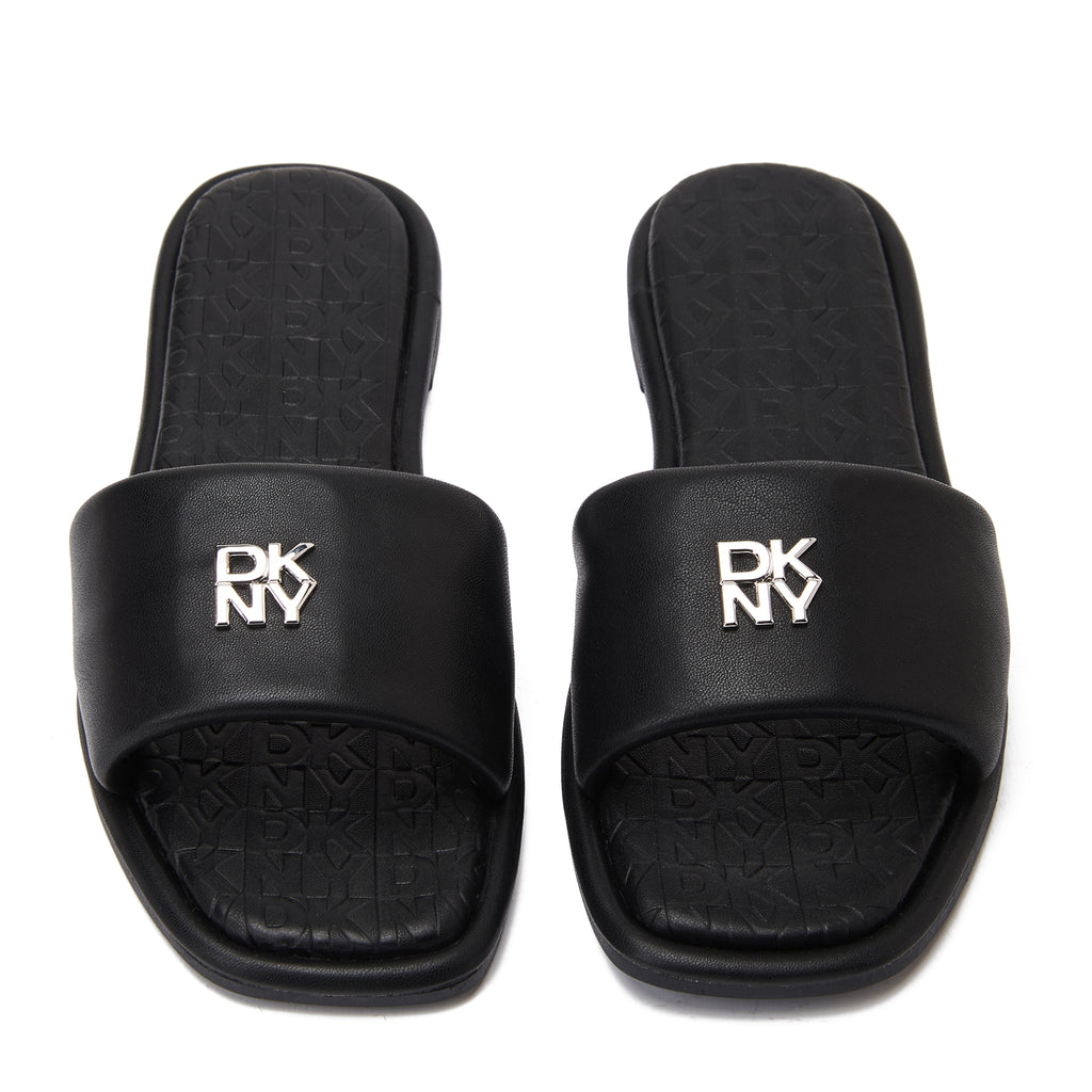 Black Dkny Bella Logo Slide