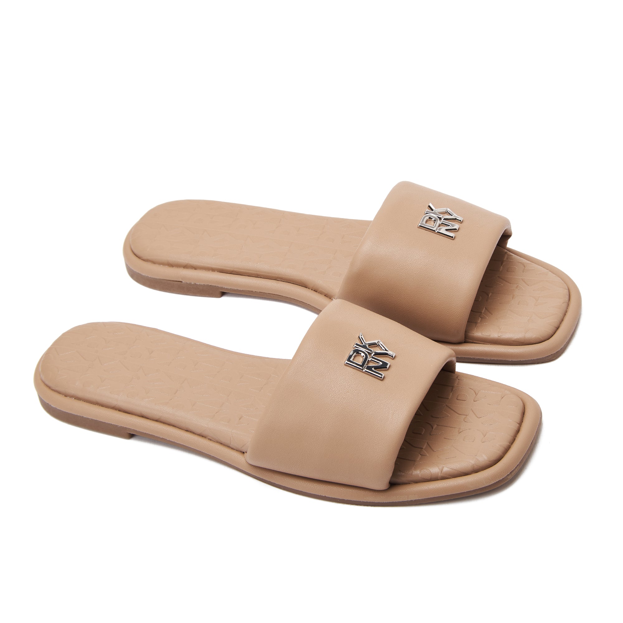 Beige Dkny Bella Logo Slide