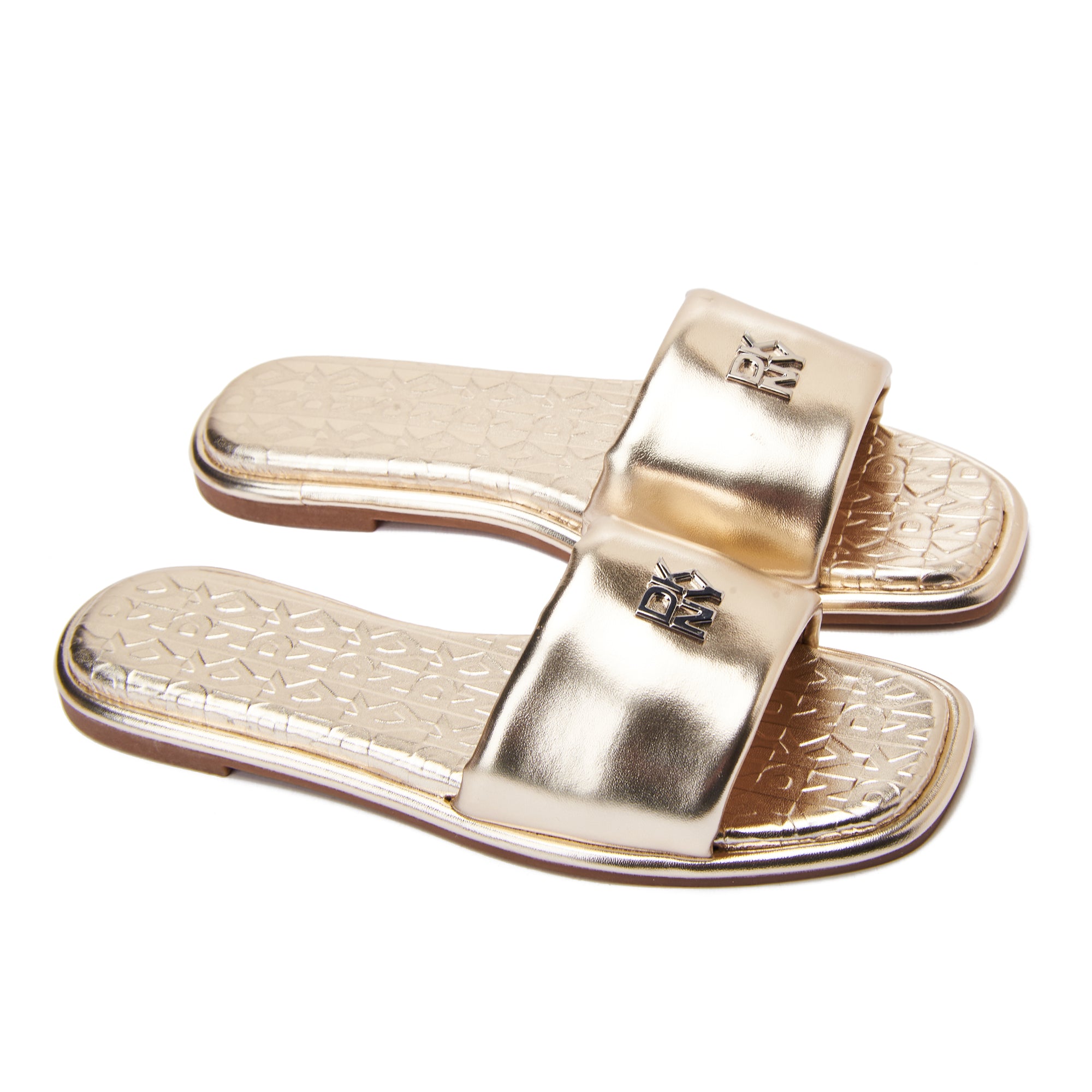 Gold Dkny Bella Logo Slide
