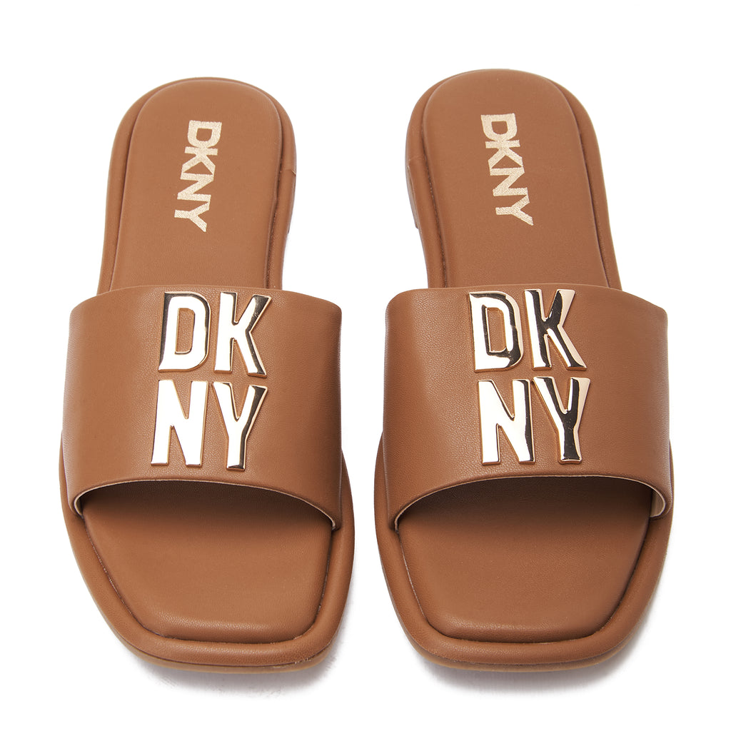 Beige Dkny Waverly Flat Slide