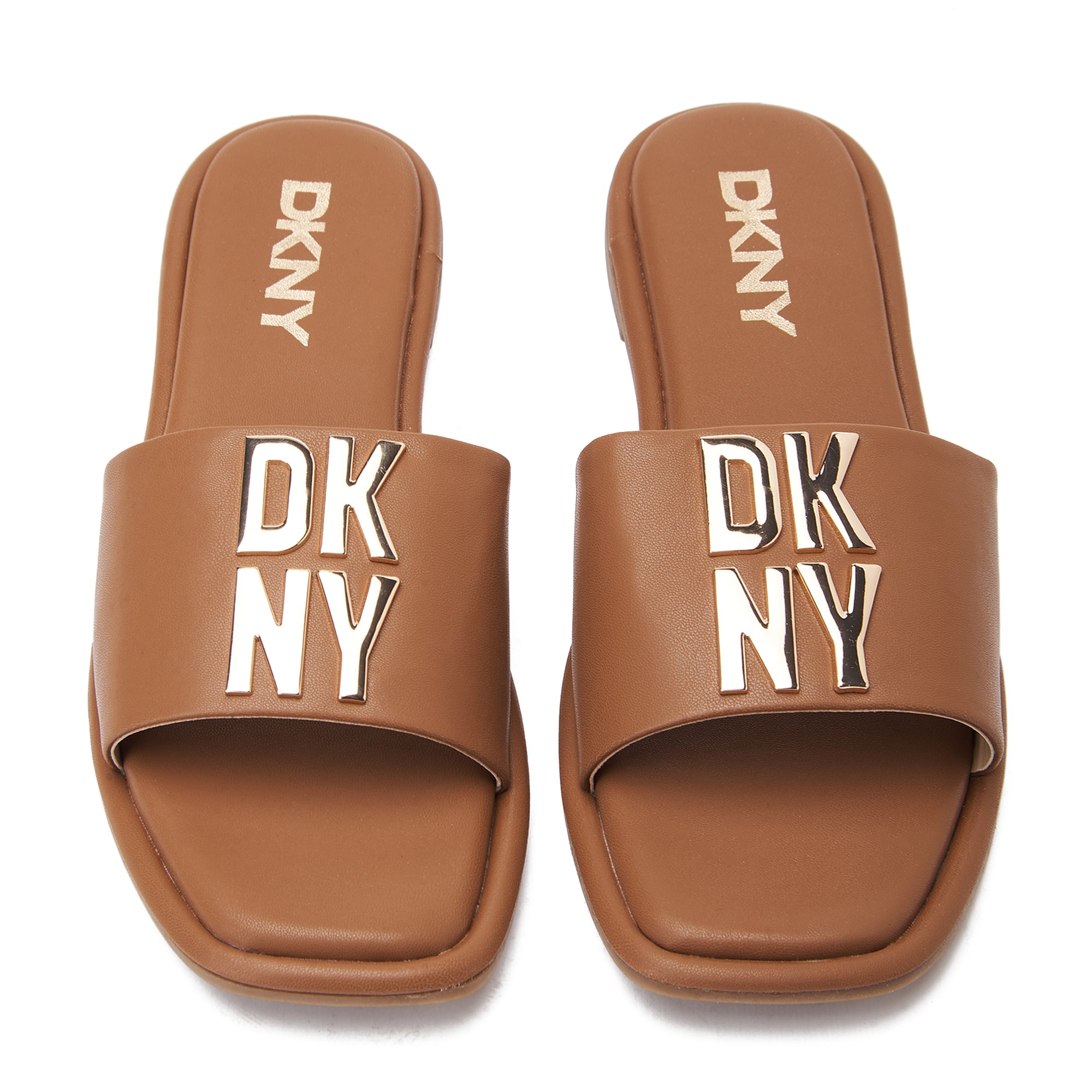 Beige Dkny Waverly Flat Slide