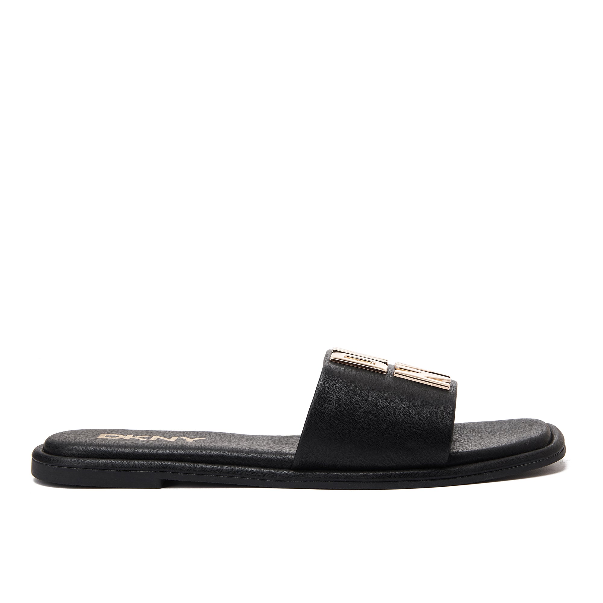 Black Dkny Waverly Flat Slide