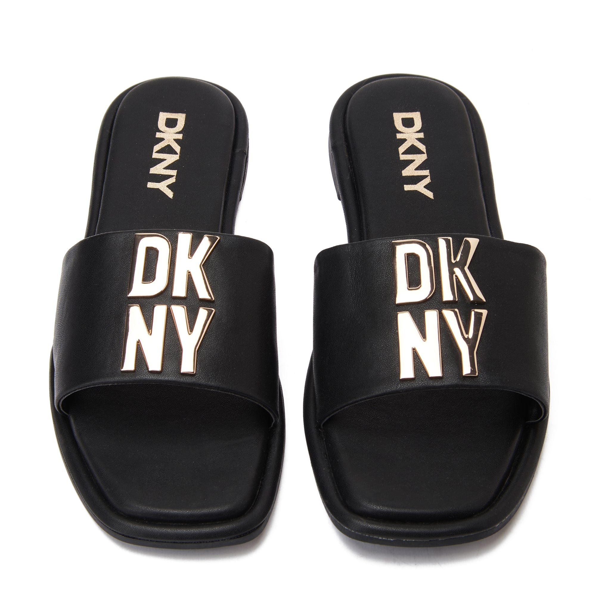 Black Dkny Waverly Flat Slide