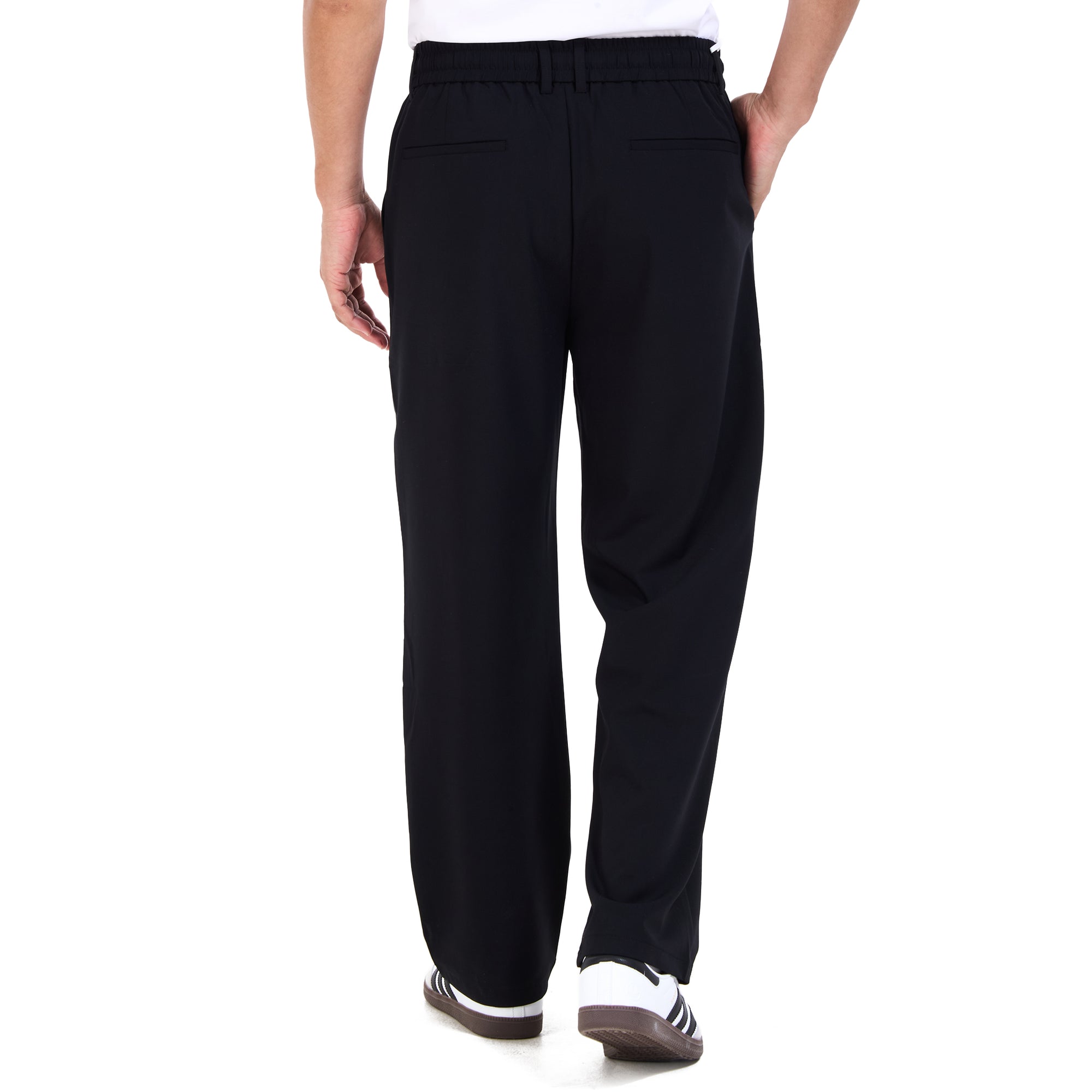 Black Regular Fit Trousers