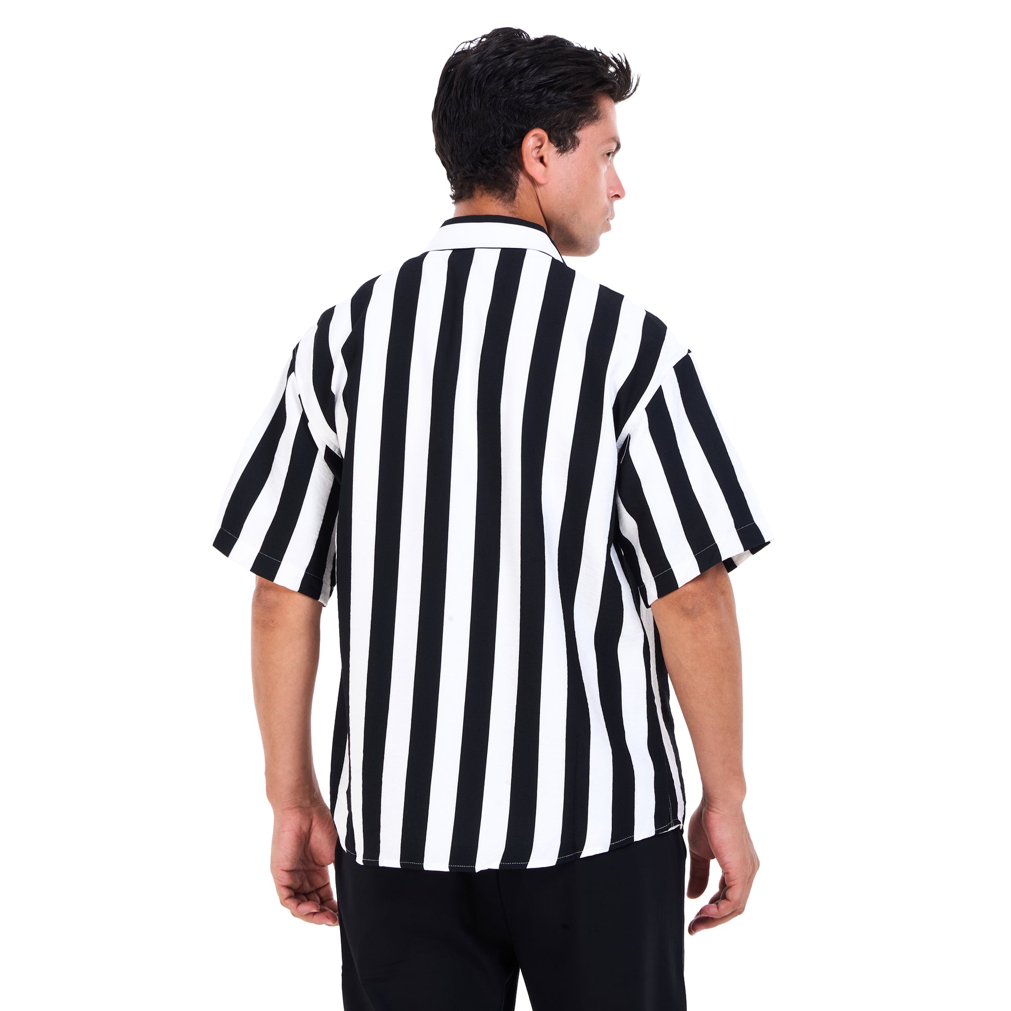 Striped Short Sleeves -Shirt