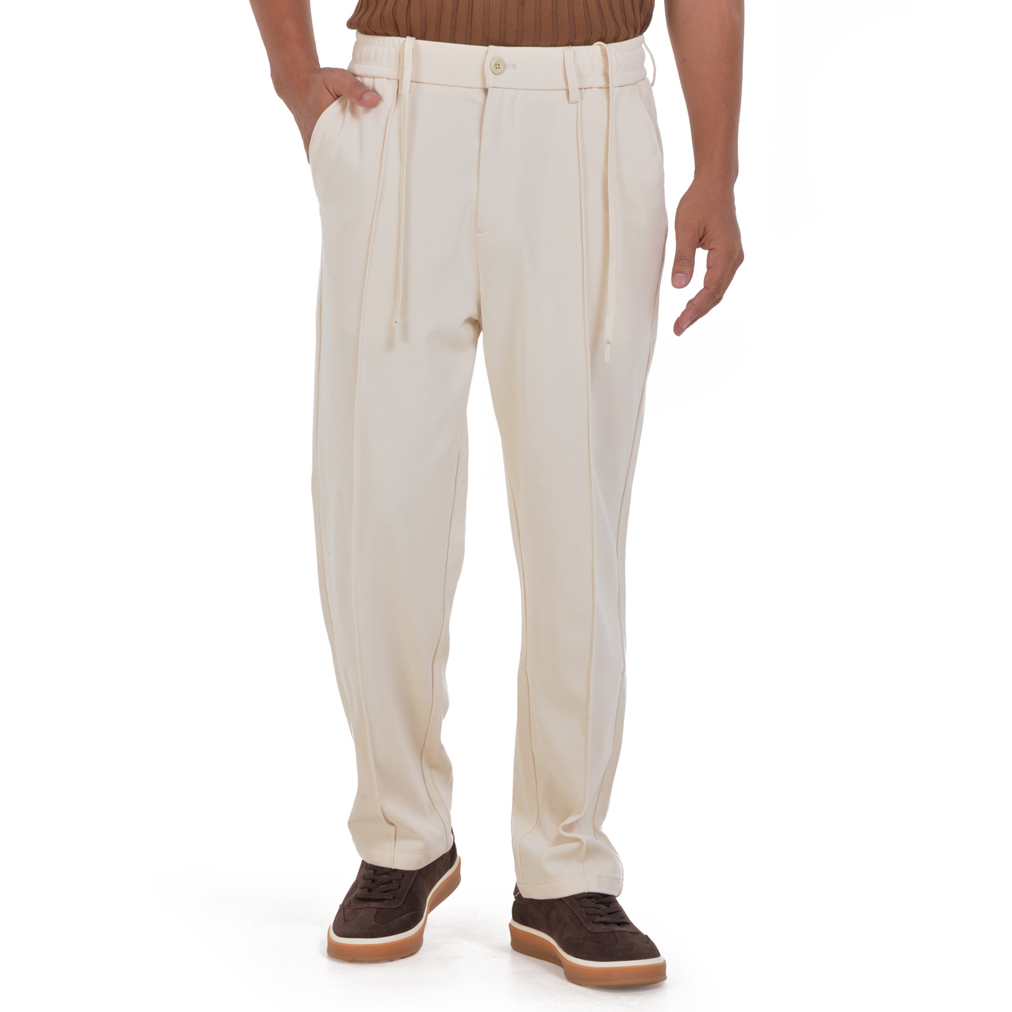 Off White Jogger Fit Trousers