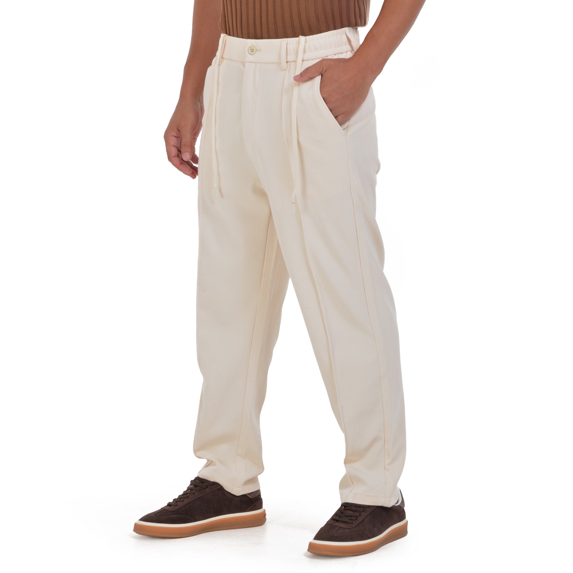 Off White Jogger Fit Trousers