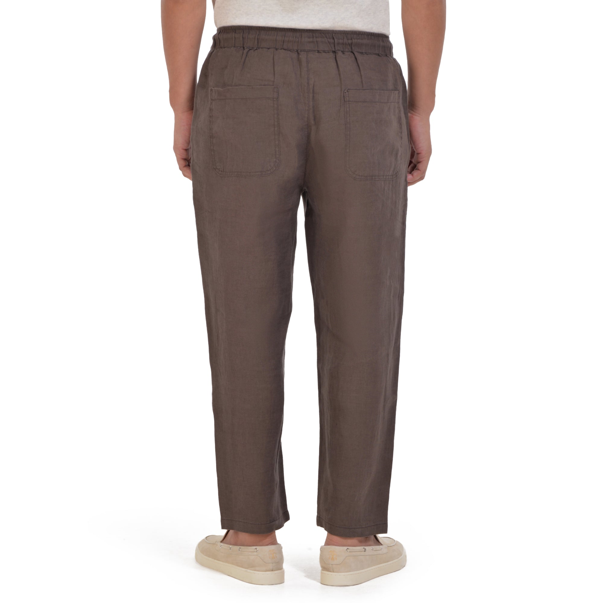 Brown Linen Trousers