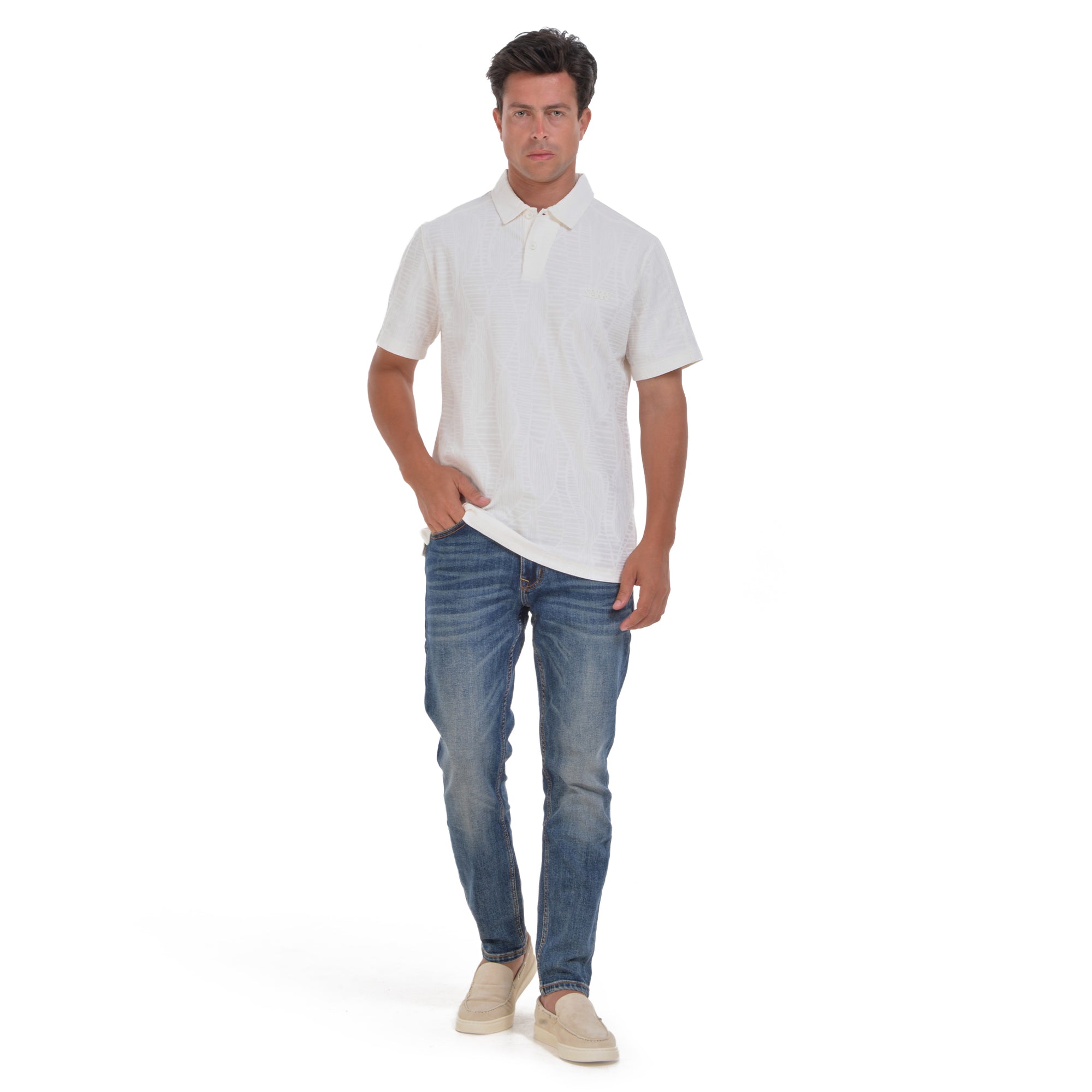 White Short Sleeves Polo T-shirt