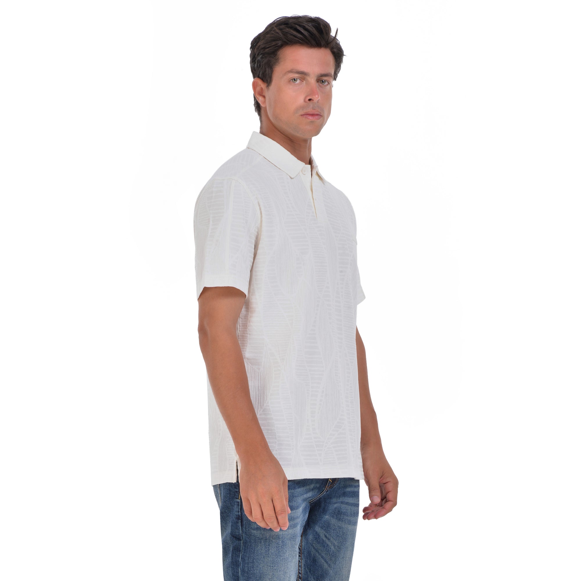 White Short Sleeves Polo T-shirt