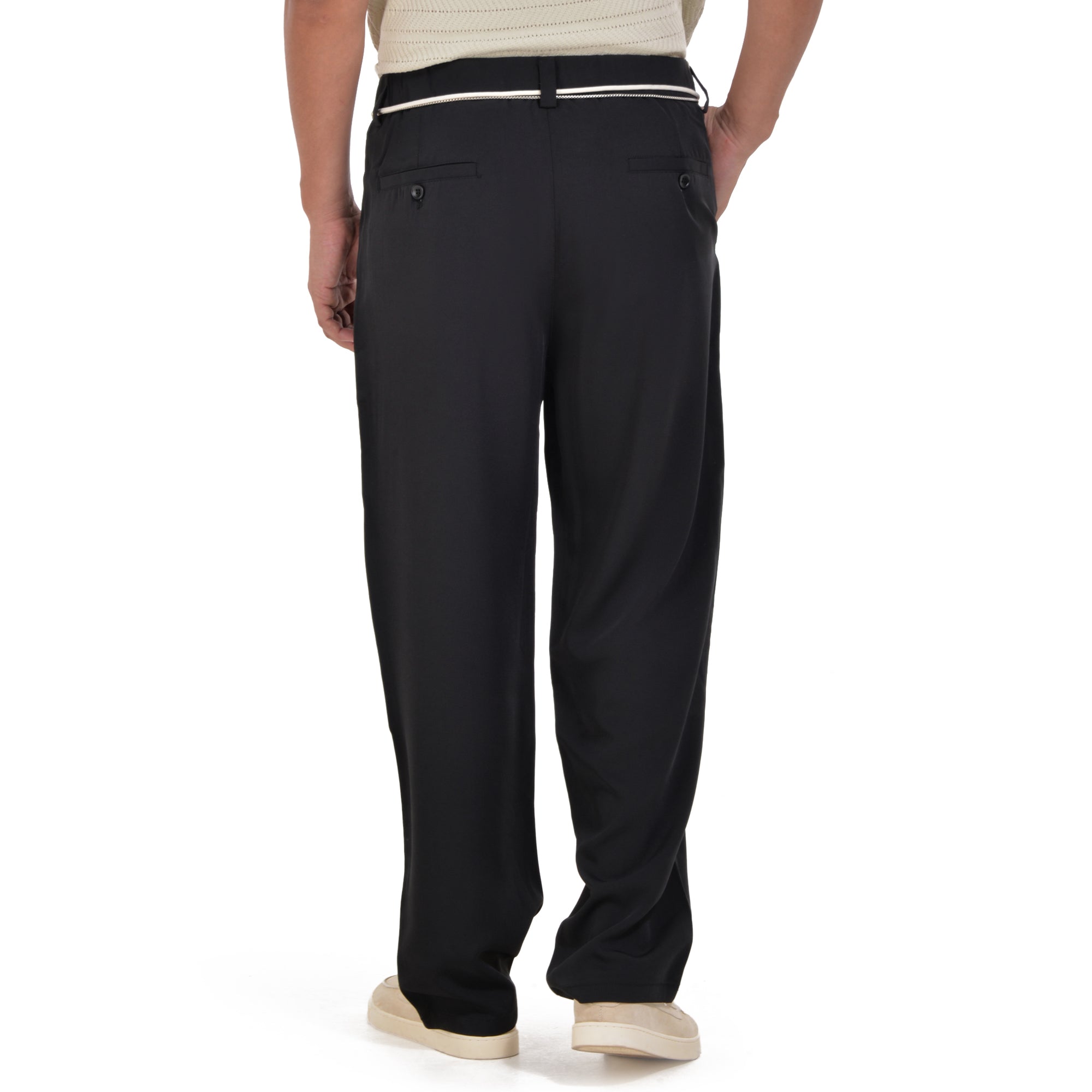 Black Slim Fit Trousers