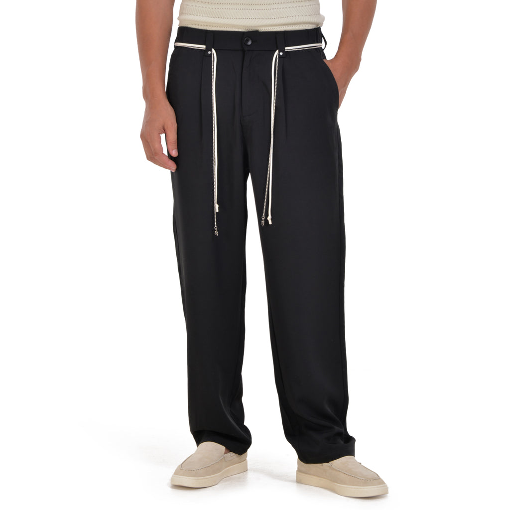Black Slim Fit Trousers