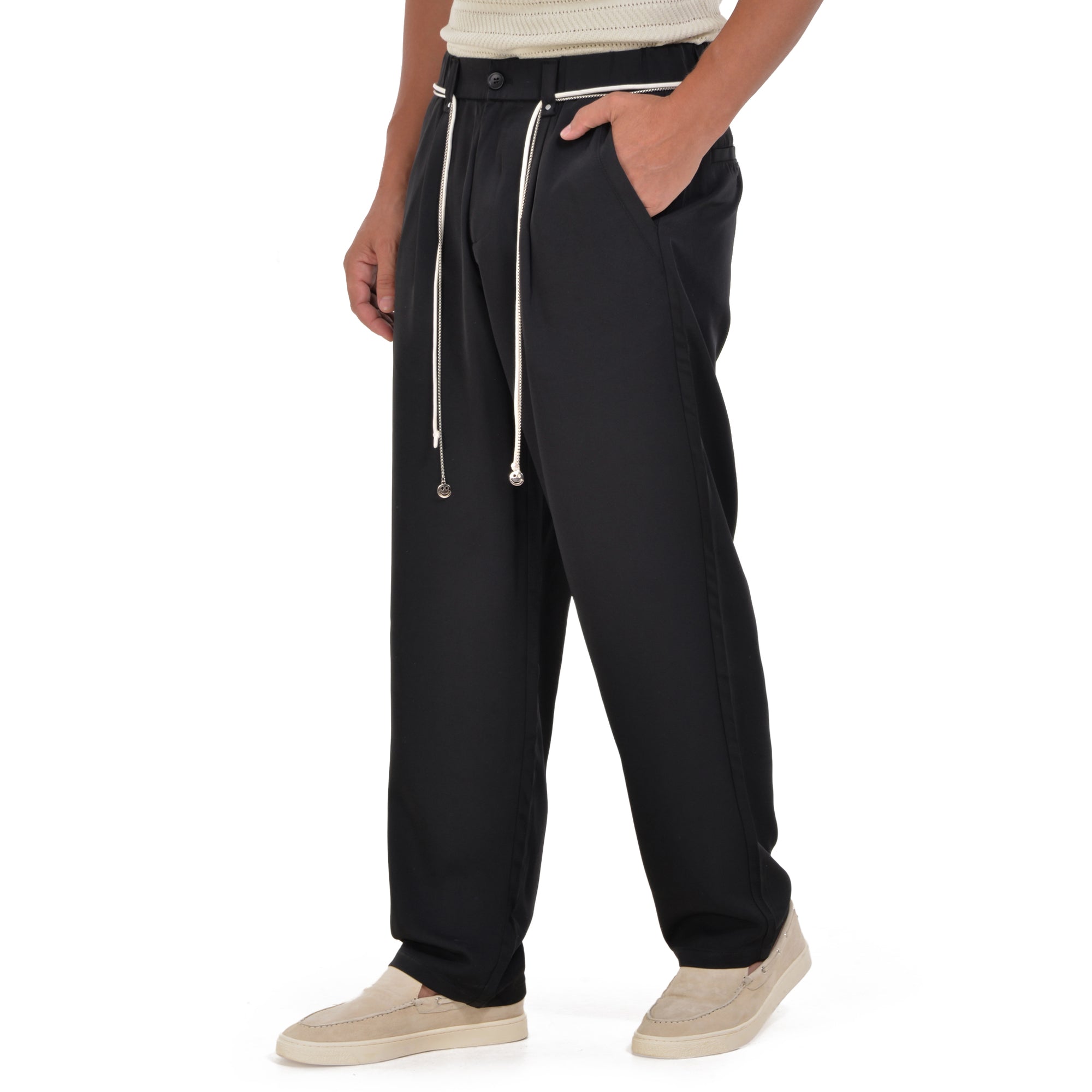 Black Slim Fit Trousers