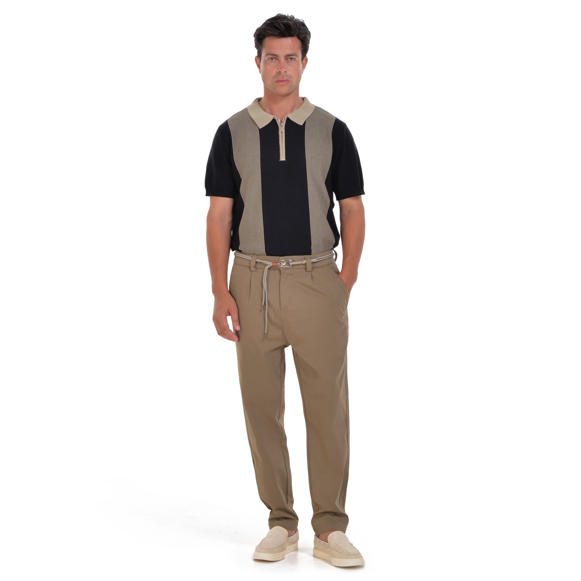 Black Short Sleeves Polo T-shirt