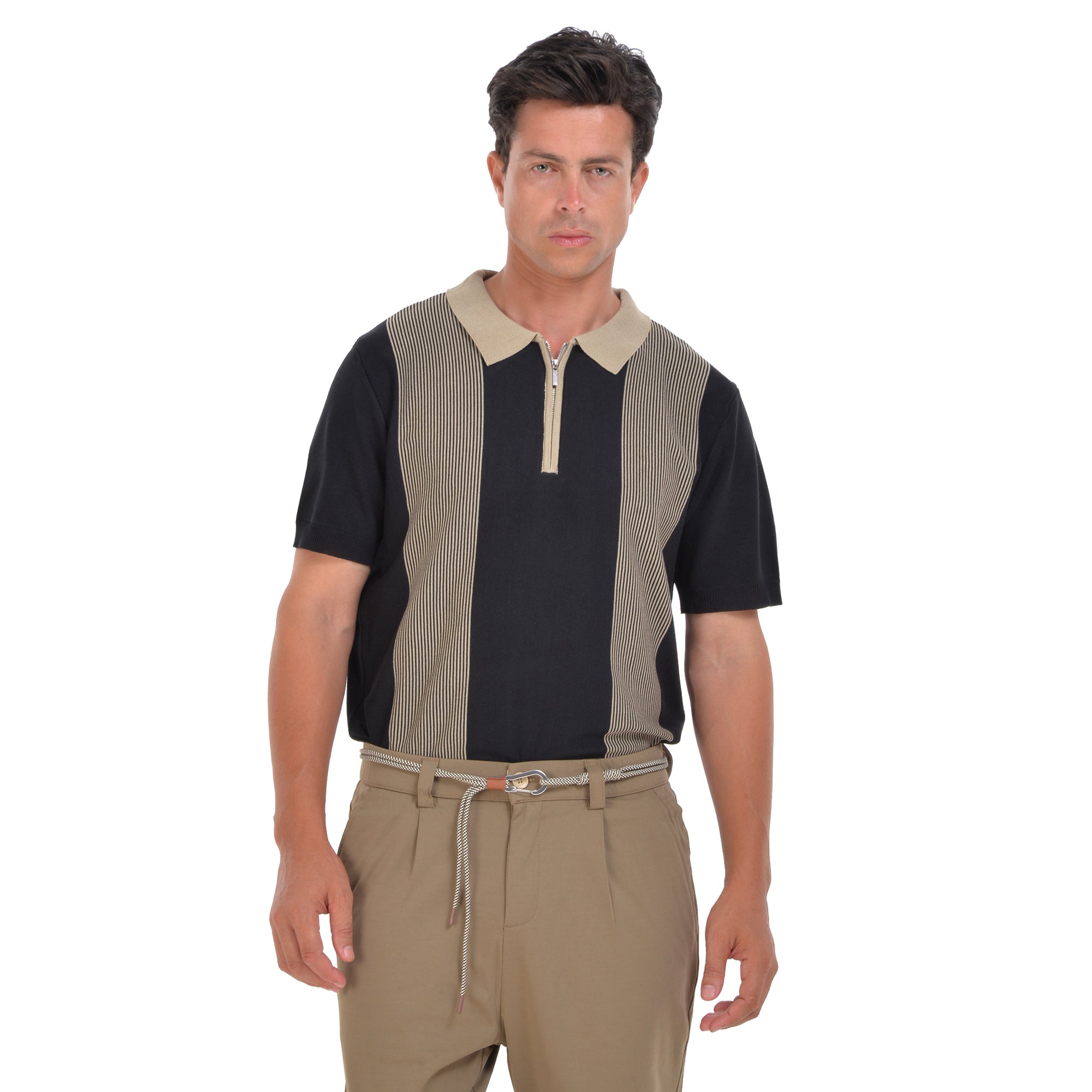 Black Short Sleeves Polo T-shirt