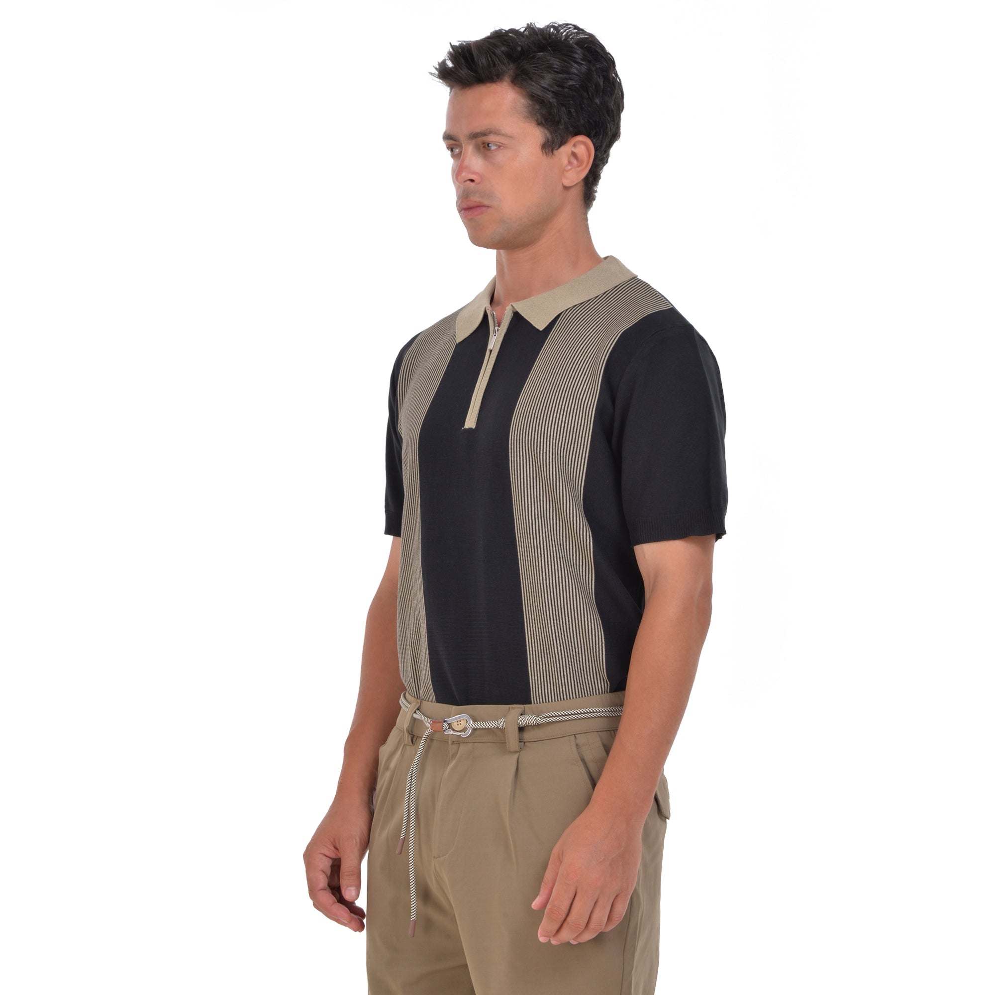 Black Short Sleeves Polo T-shirt