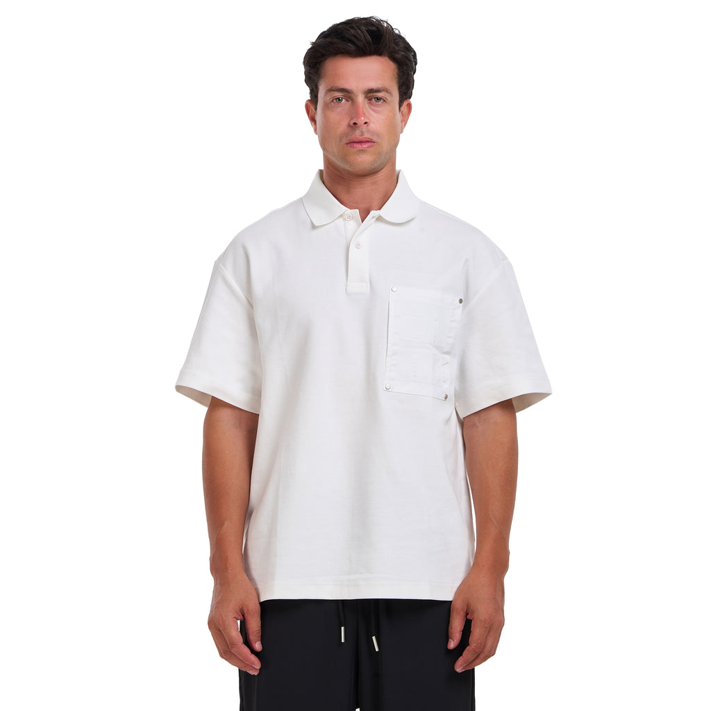 White Short Sleeves Polo T-shirt