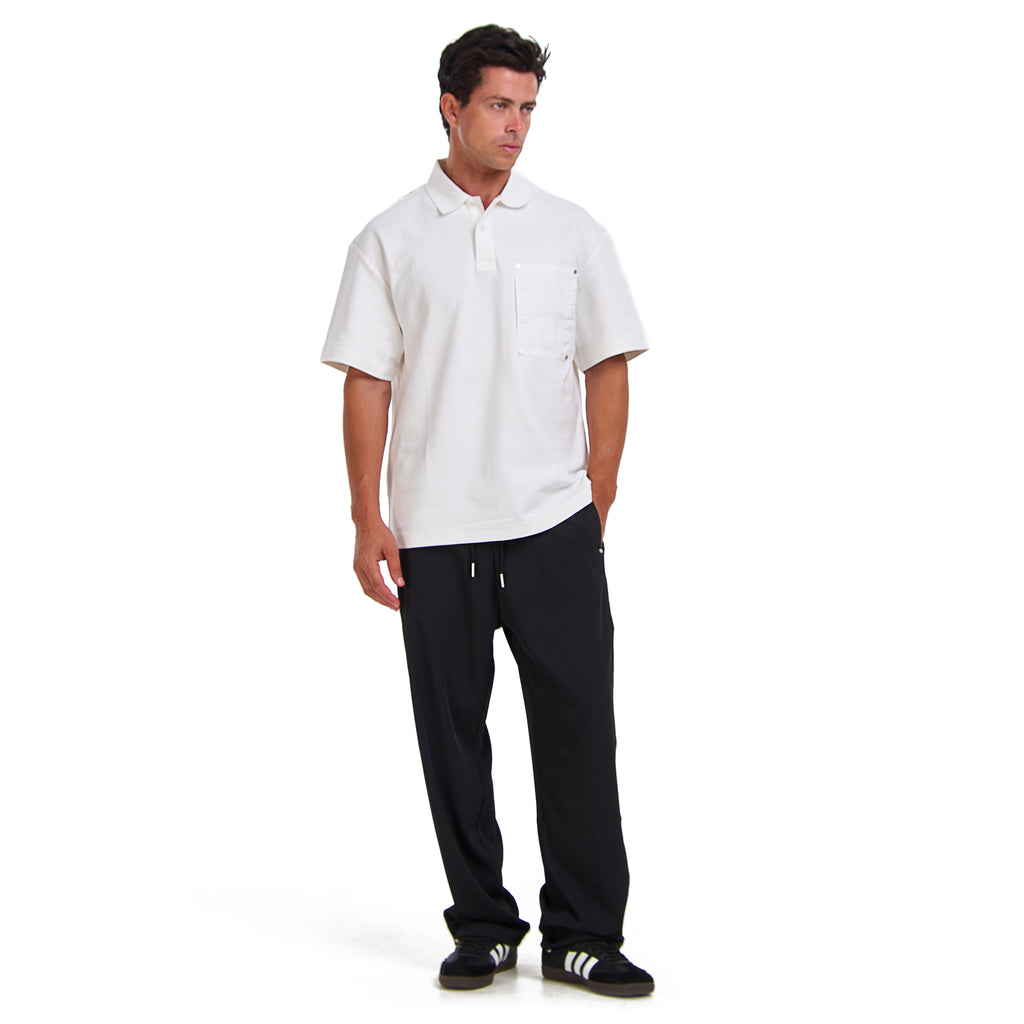 White Short Sleeves Polo T-shirt