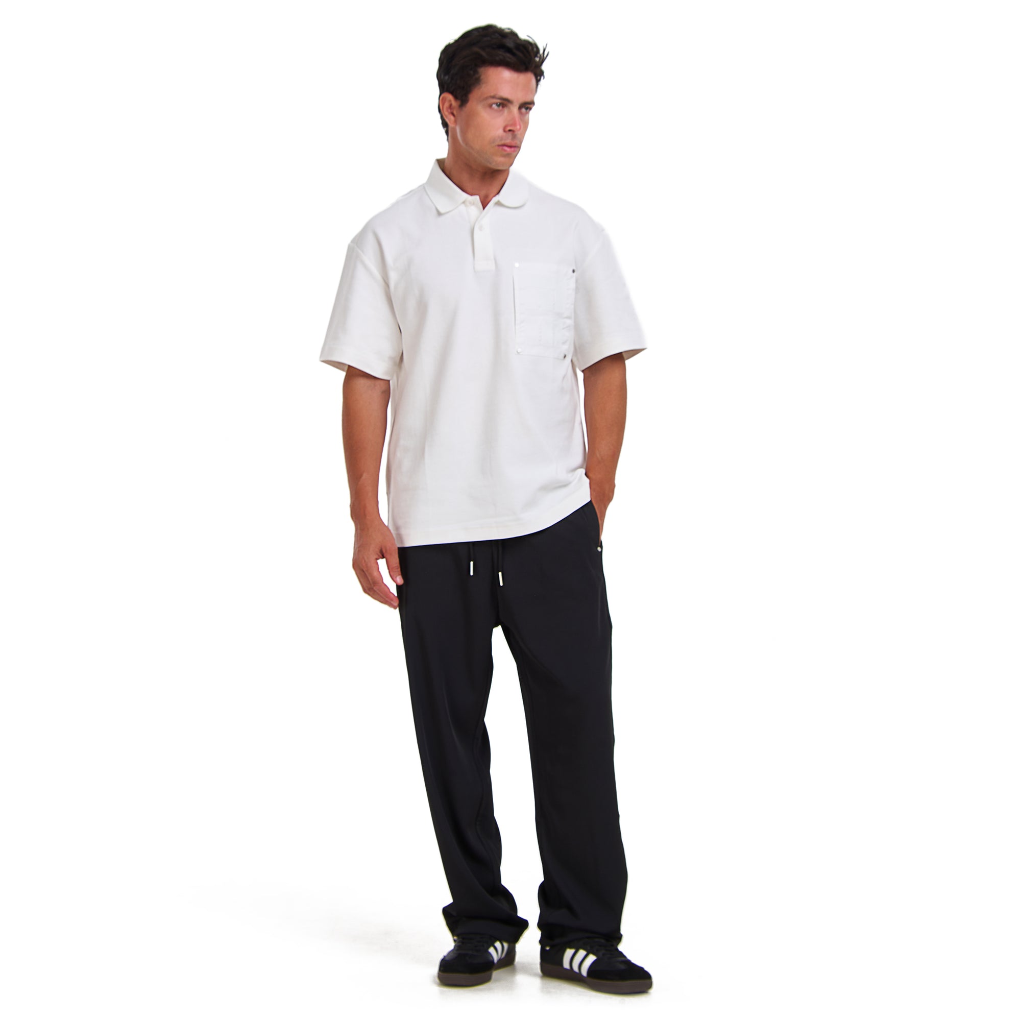 White Short Sleeves Polo T-shirt