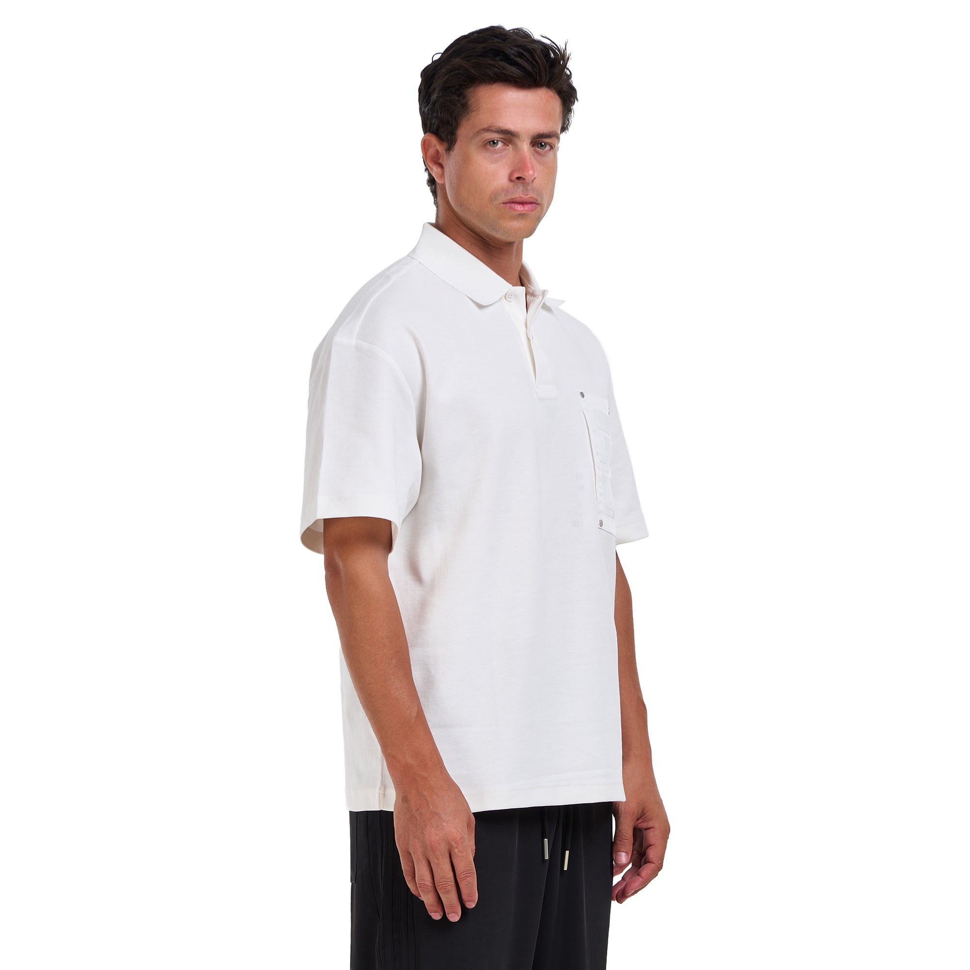 White Short Sleeves Polo T-shirt