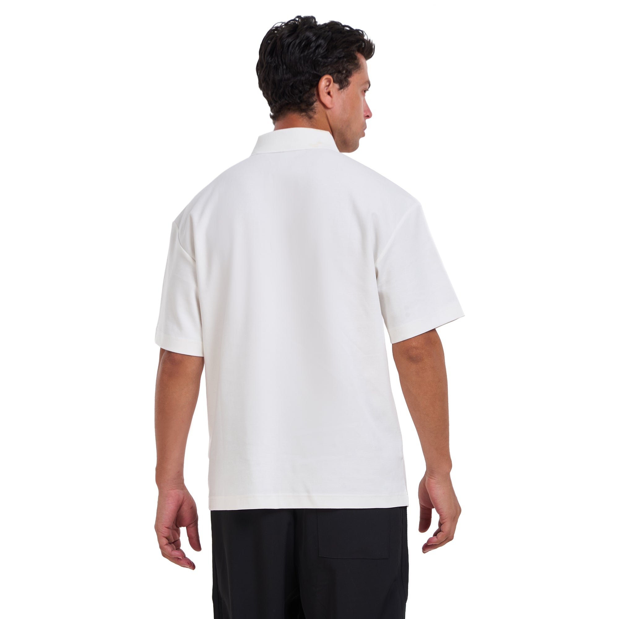 White Short Sleeves Polo T-shirt