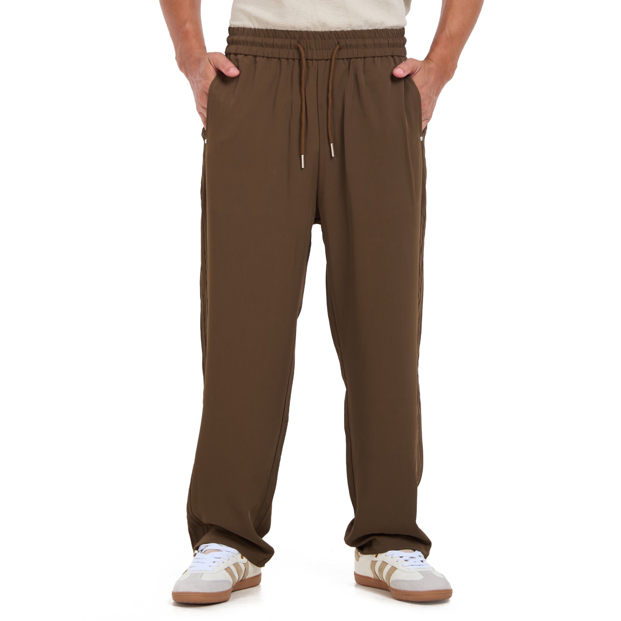 Cafe Cotton Relaxed Fit Trousers