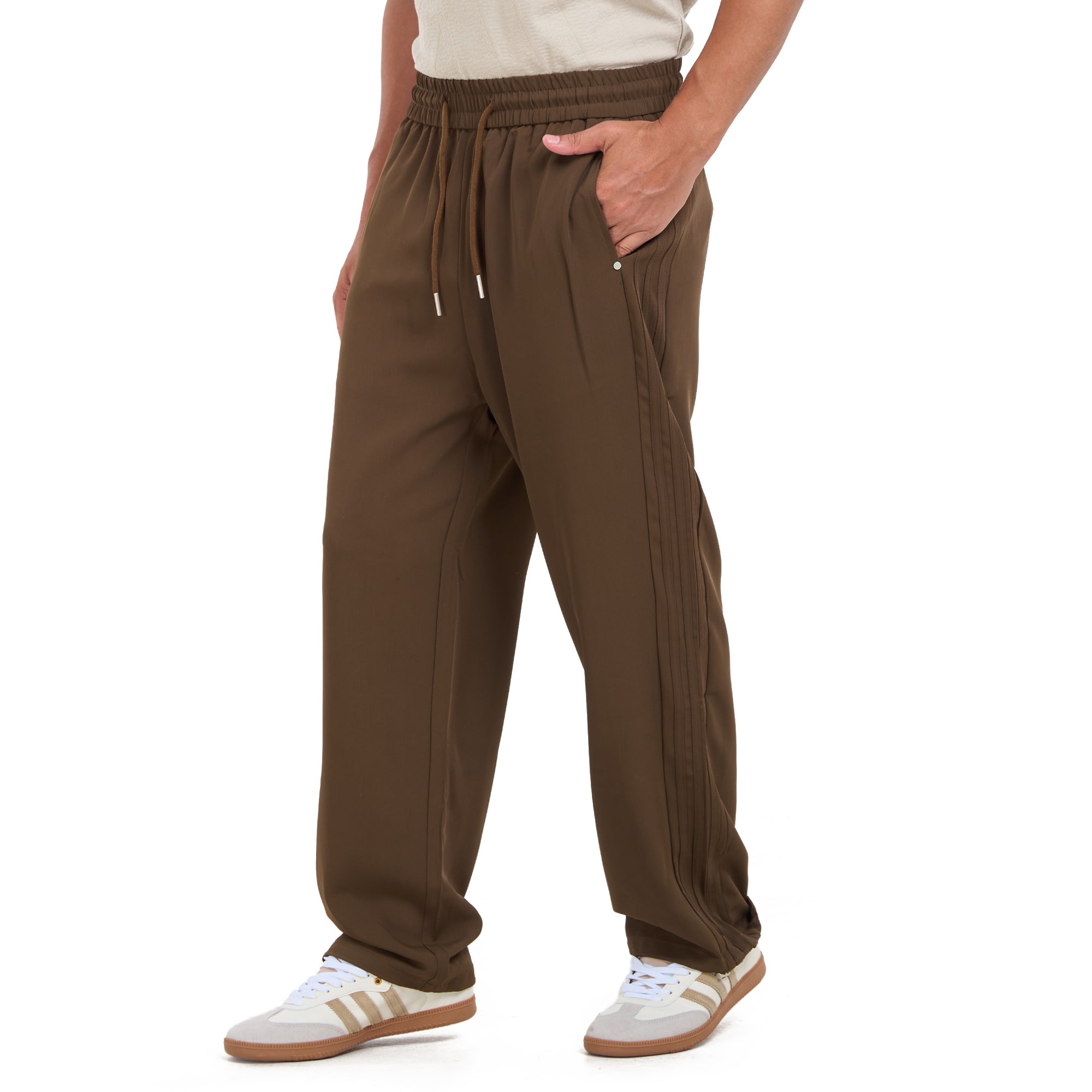 Cafe Cotton Relaxed Fit Trousers