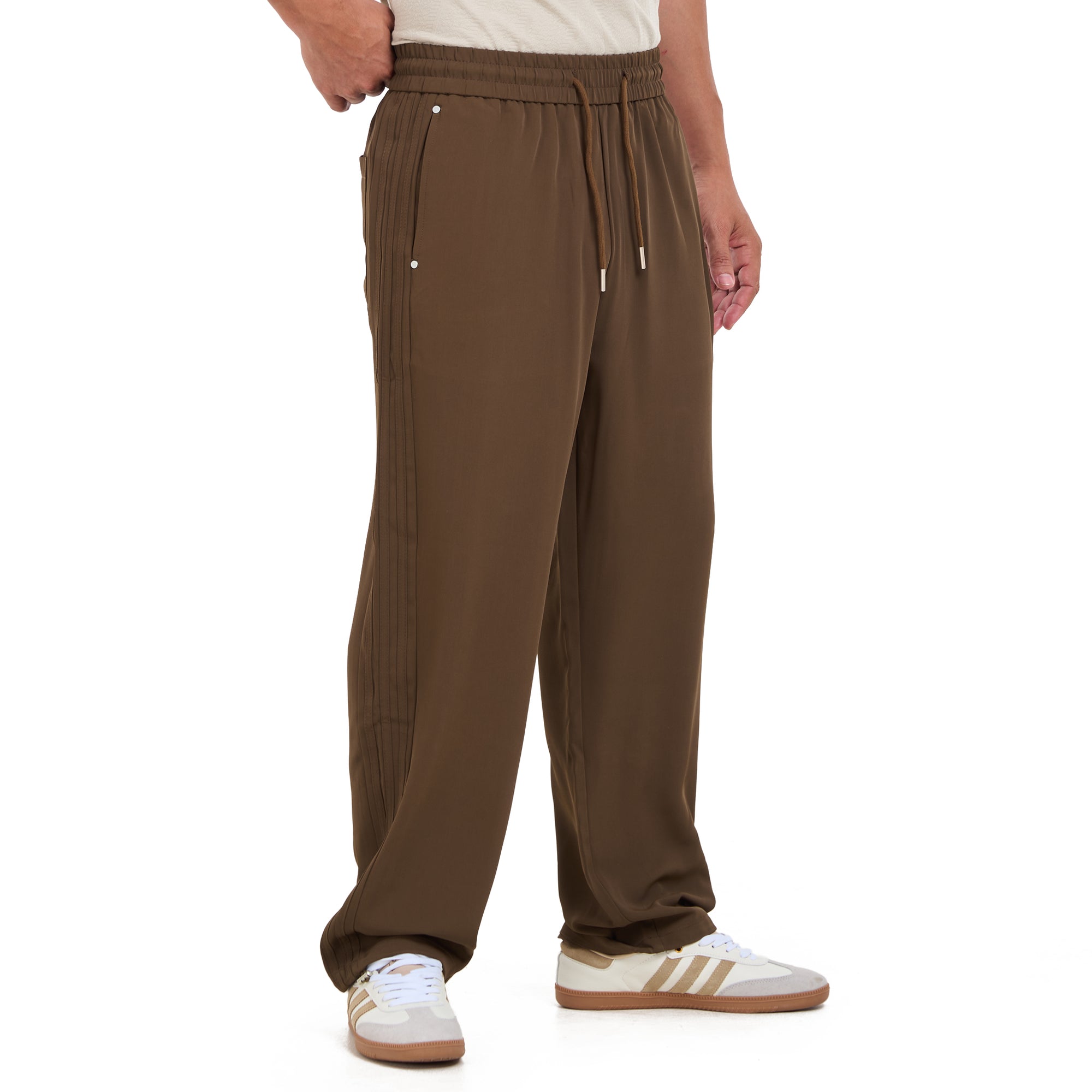 Cafe Cotton Relaxed Fit Trousers