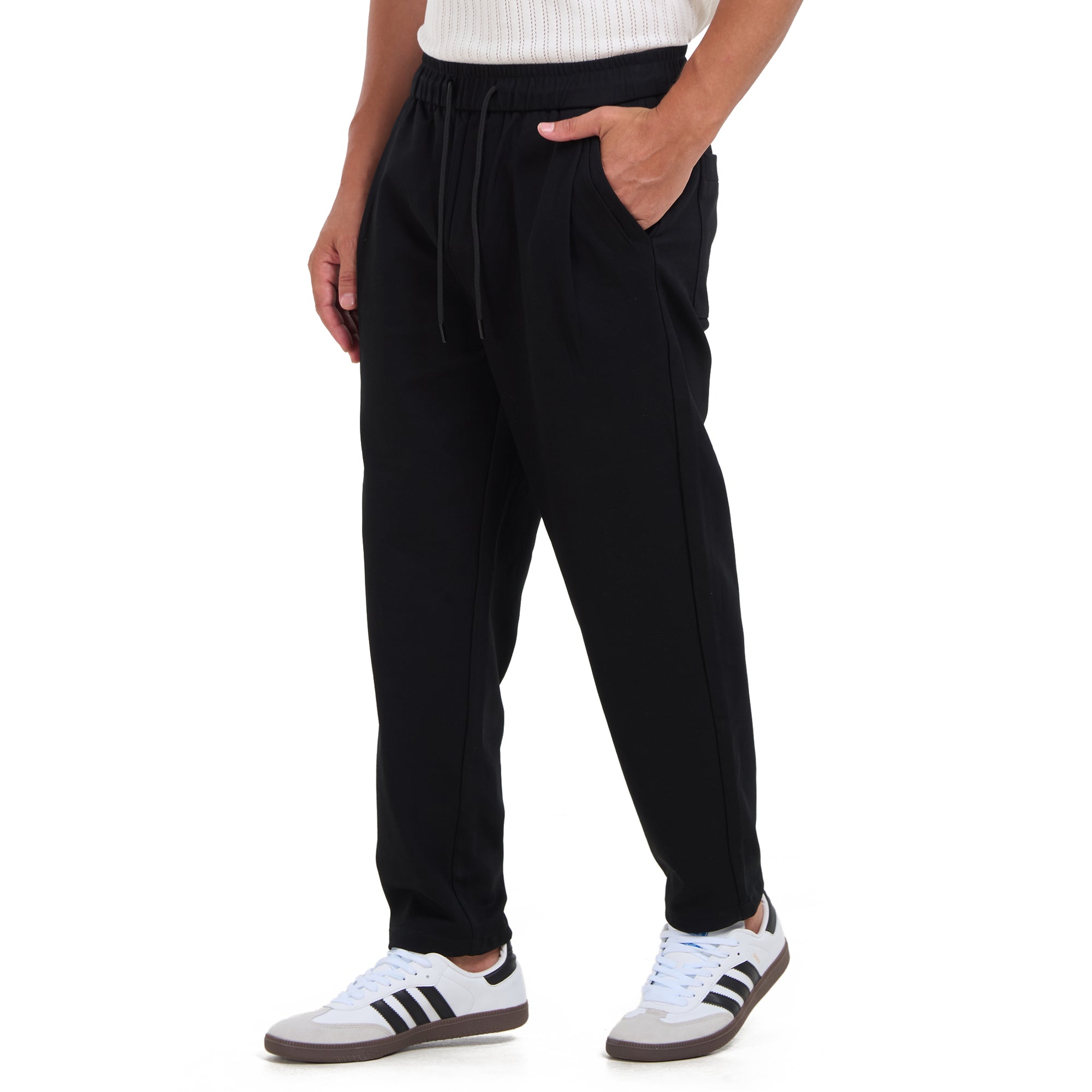 Black Slim Fit Jogger Trousers