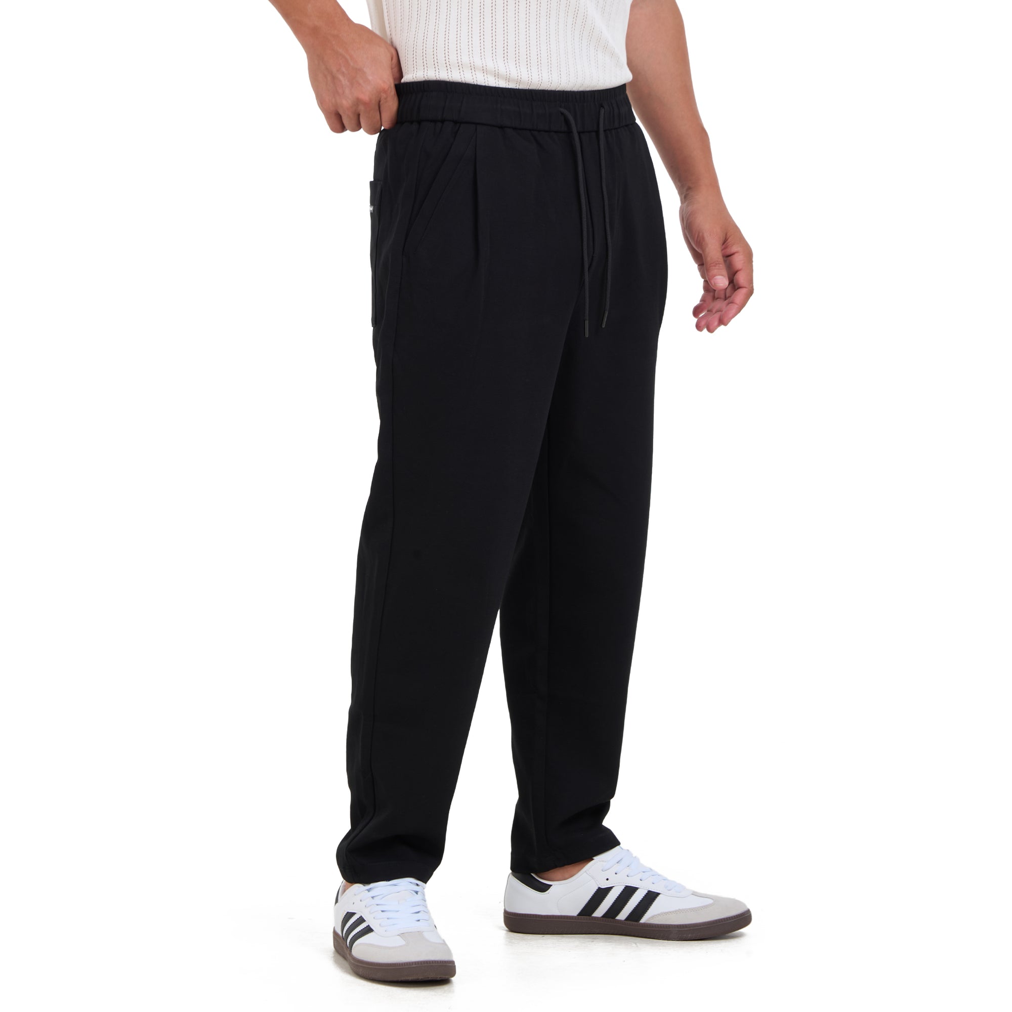 Black Slim Fit Jogger Trousers
