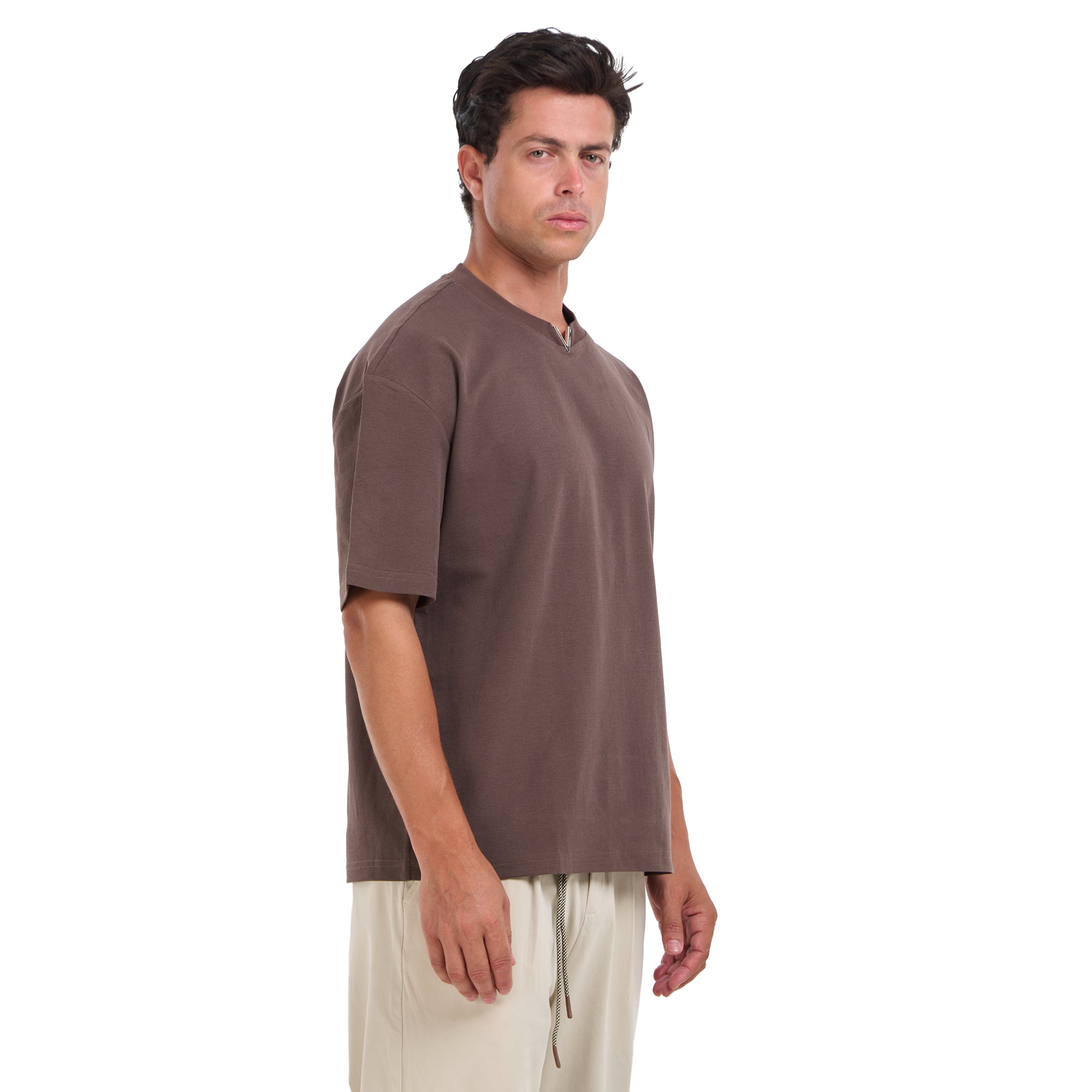 Brown Short Sleeves T-shirt