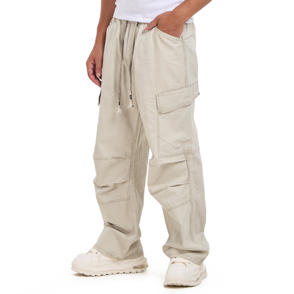 Off White Cargo Pockets Trousers