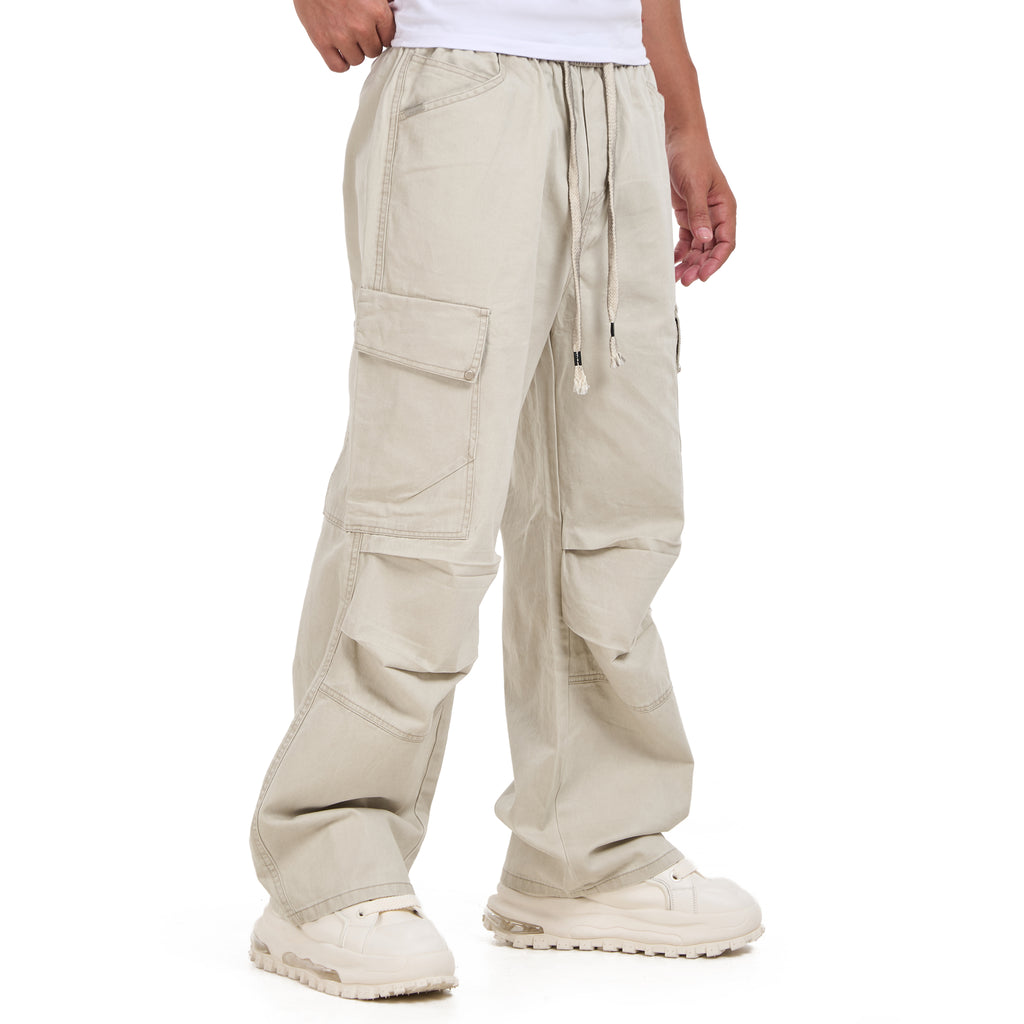 Off White Cargo Pockets Trousers