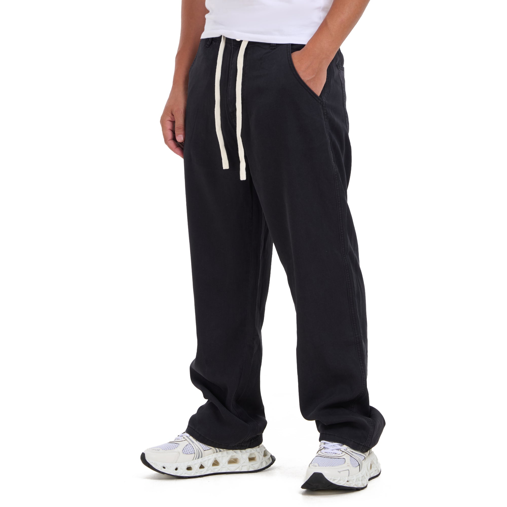 Black Cargo Trousers