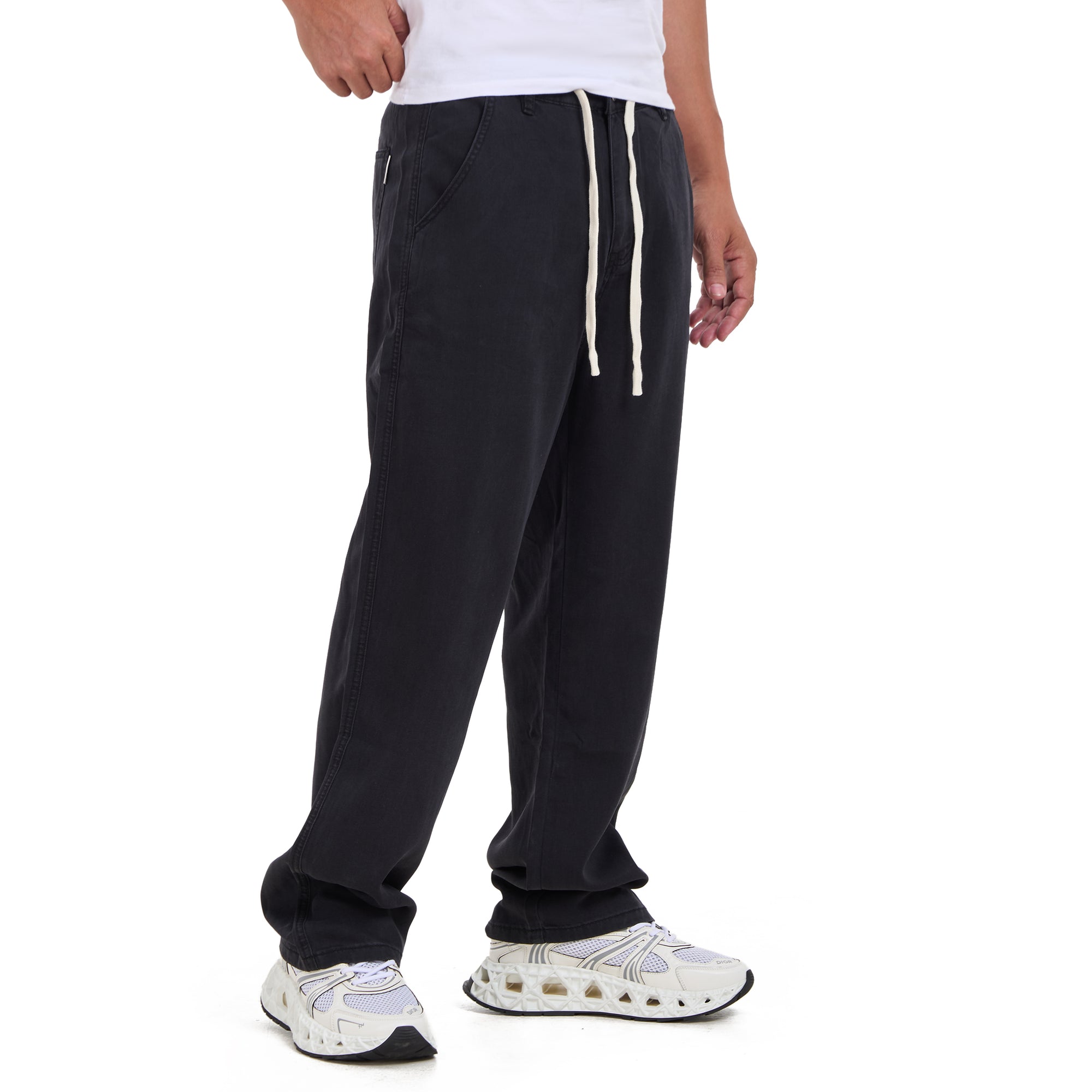 Black Cargo Trousers